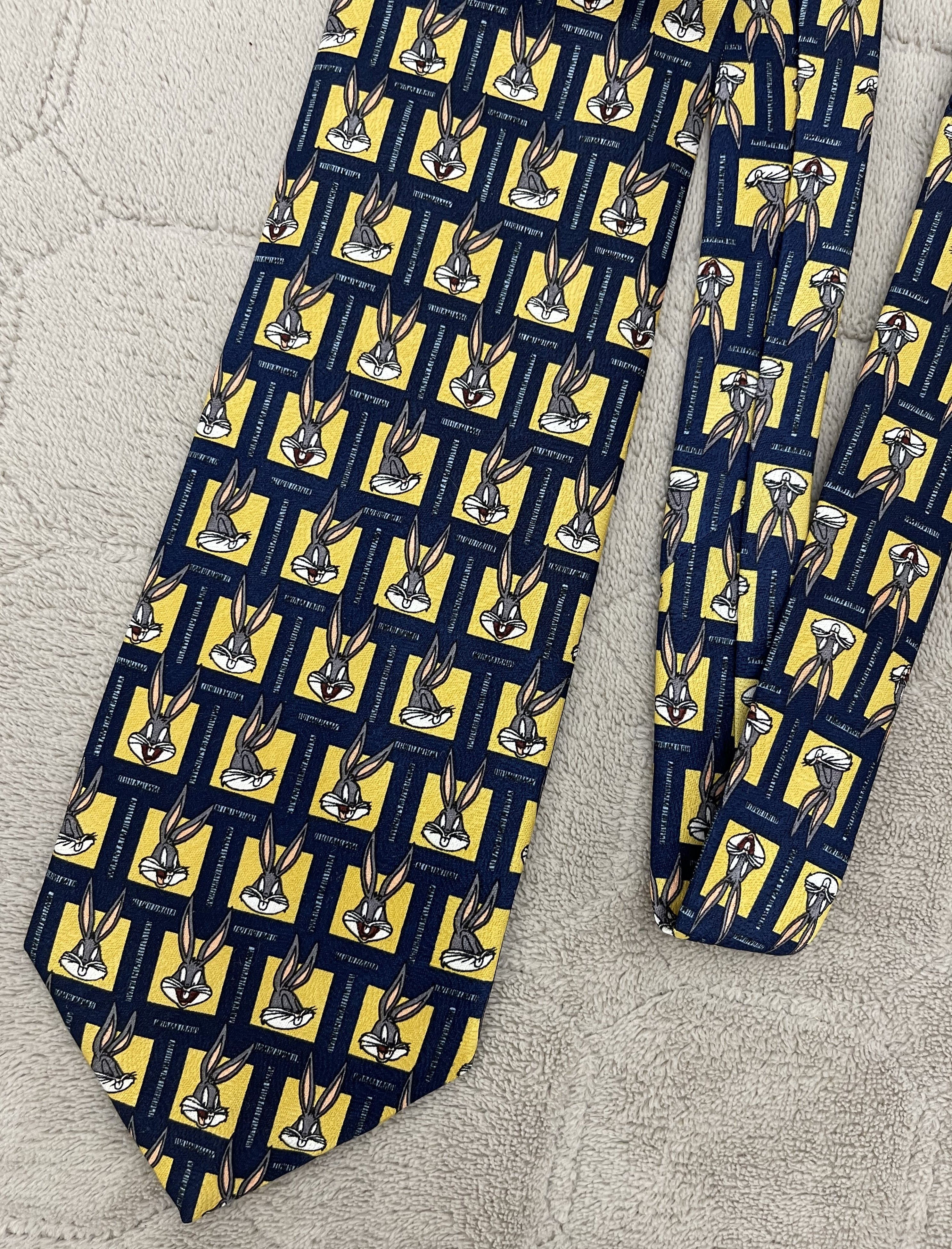 Vintage × Warner Bros Bunny Rabbit Warner Bros Vintage Tie 1997 Size ONE SIZE - 3 Thumbnail