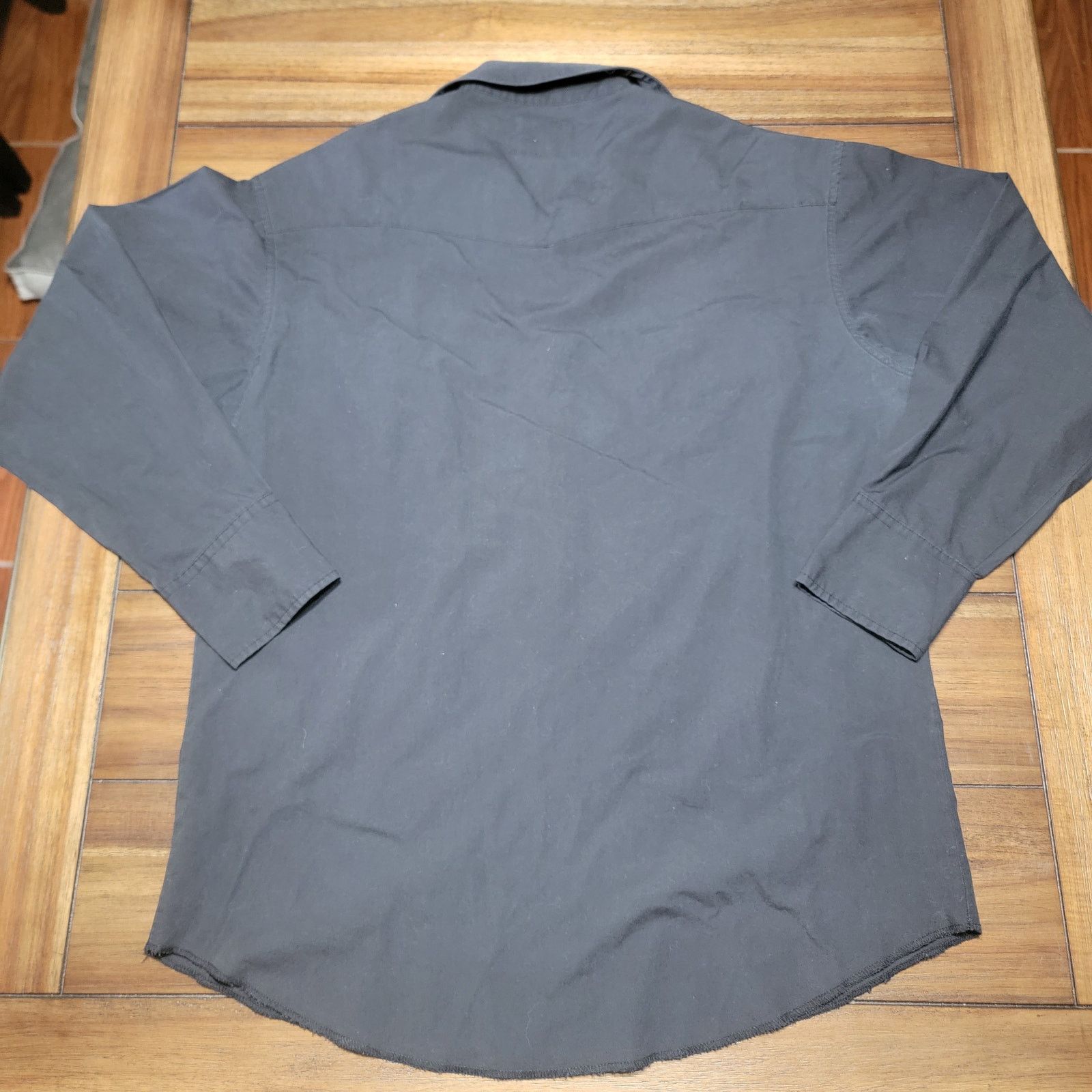 Wrangler Wrangler LS Black Pearl Snap Western Shirt - Size 16 - 34 Size US XL / EU 56 / 4 - 3 Thumbnail