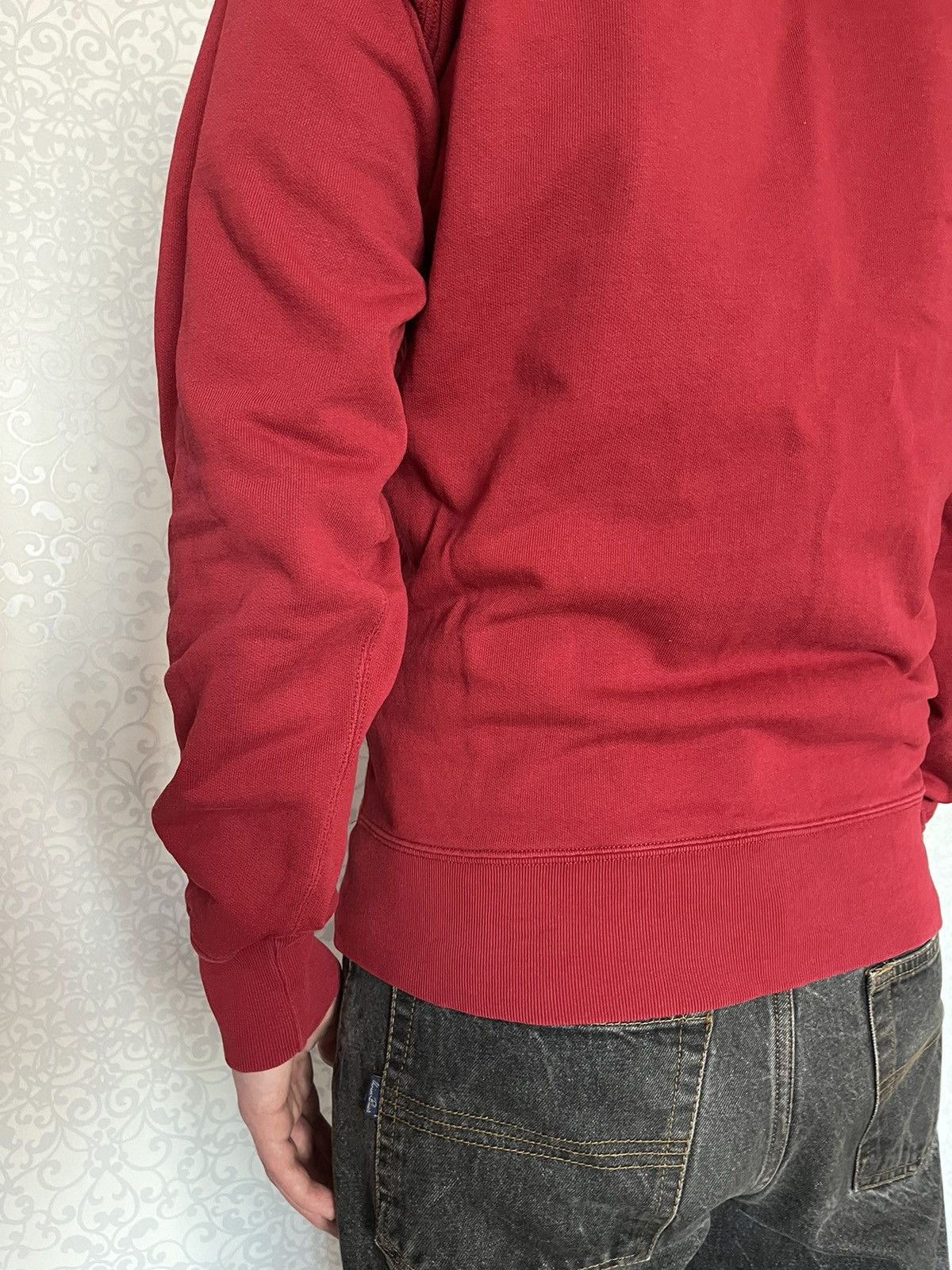 Designer × Diesel Diesel Lost In Focus Men Red Longsleeve Hoodie Size US L / EU 52-54 / 3 - 7 Thumbnail