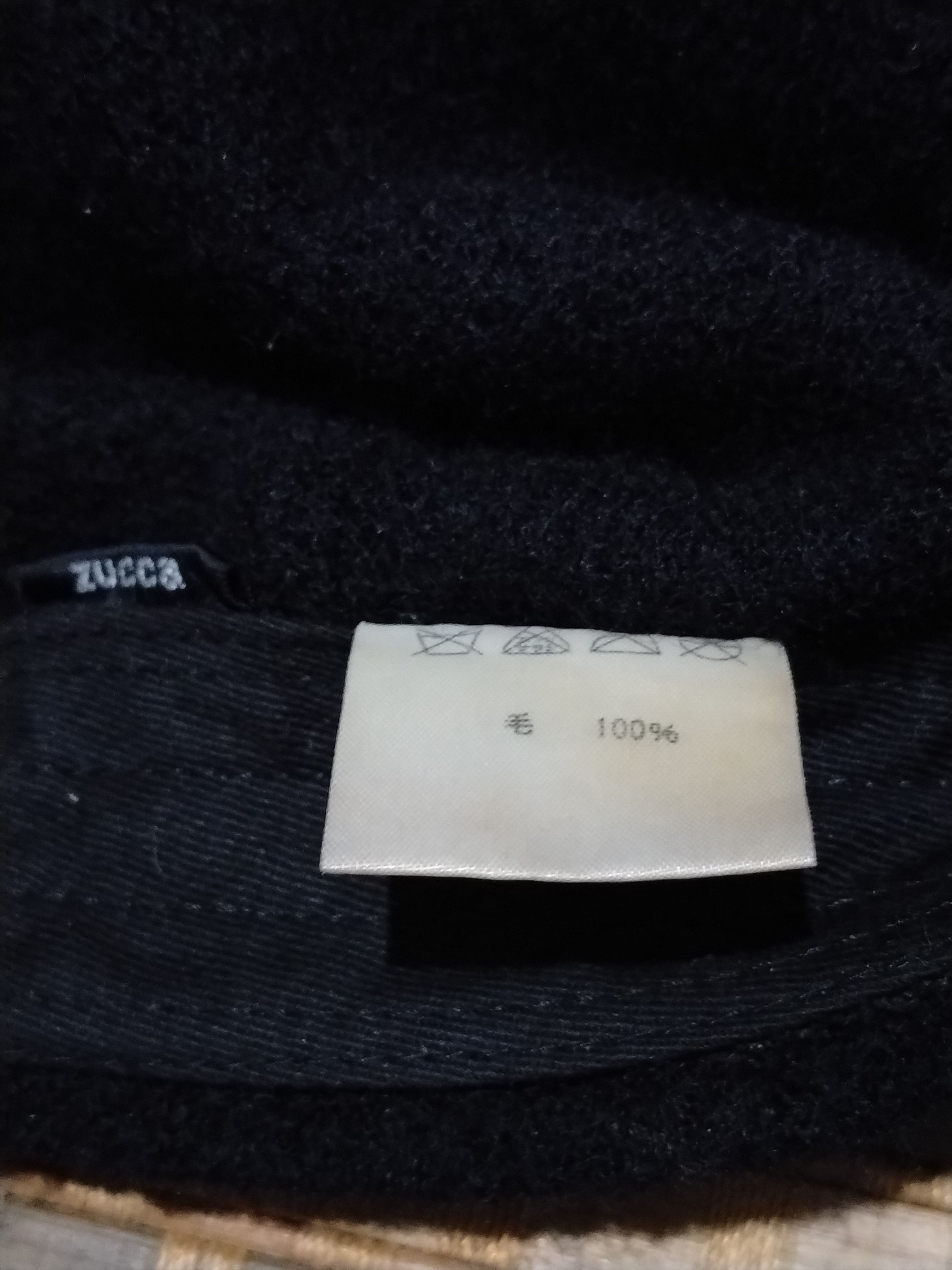 Zucca Zucca black wool felt mariner's often styled baker boy hat Size ONE SIZE - 7 Thumbnail