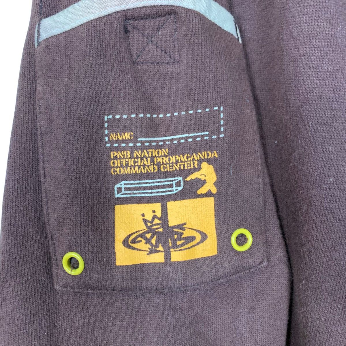 Japanese Brand PNB NATION Varsity Sweater Jacket #2225-C98 Size US XL / EU 56 / 4 - 7 Thumbnail