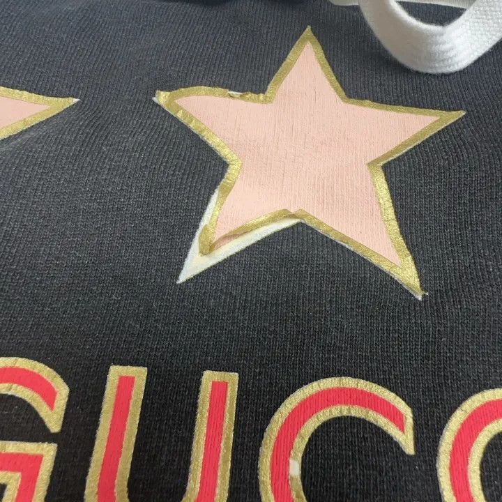 Gucci Gucci GUCCI Logo Star Print Hoodie for Men -2506 Size US L / EU 52-54 / 3 - 6 Thumbnail