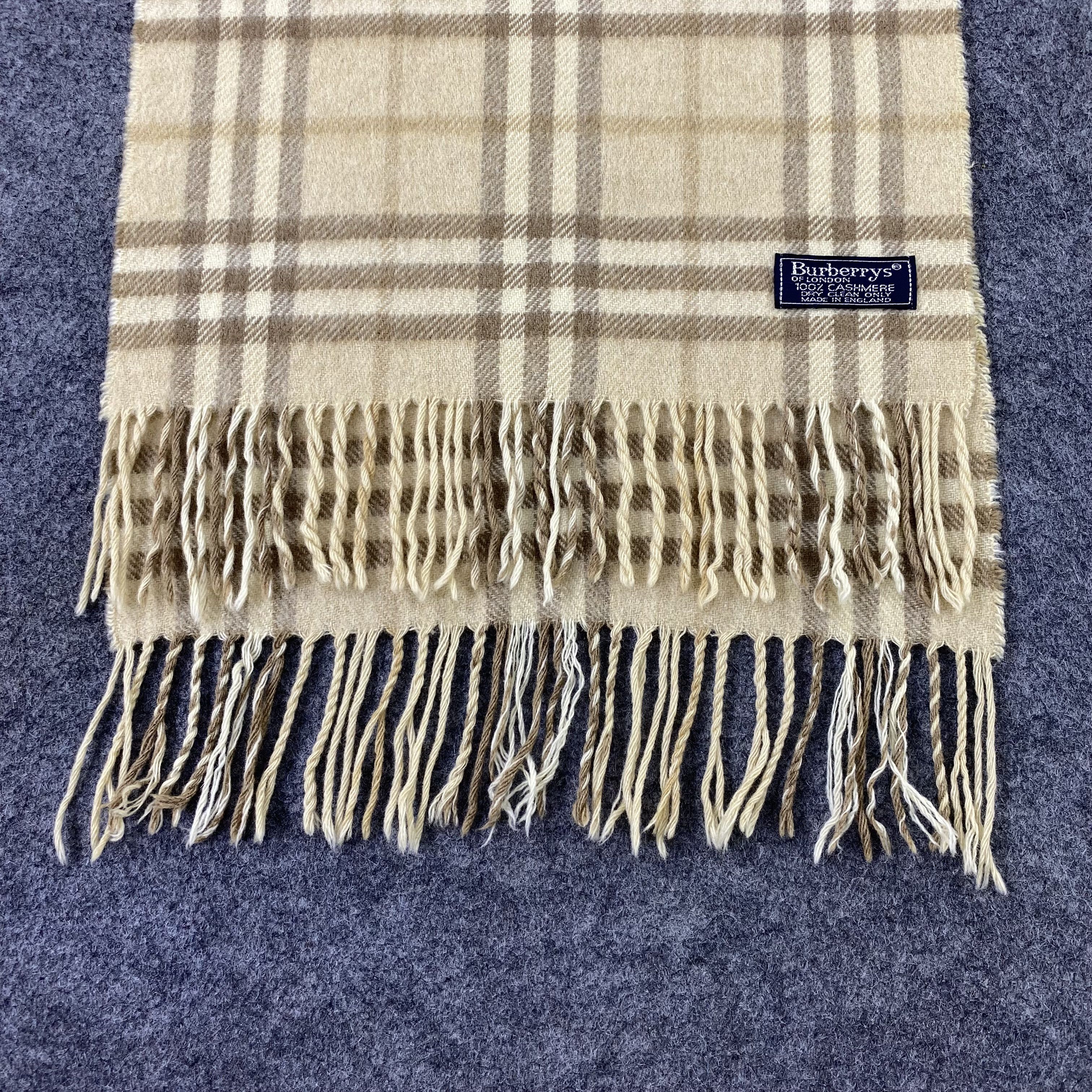 Burberry Burberry Cashmere Muffler / Scarf / Neckwear-T1518 Size ONE SIZE - 6 Thumbnail