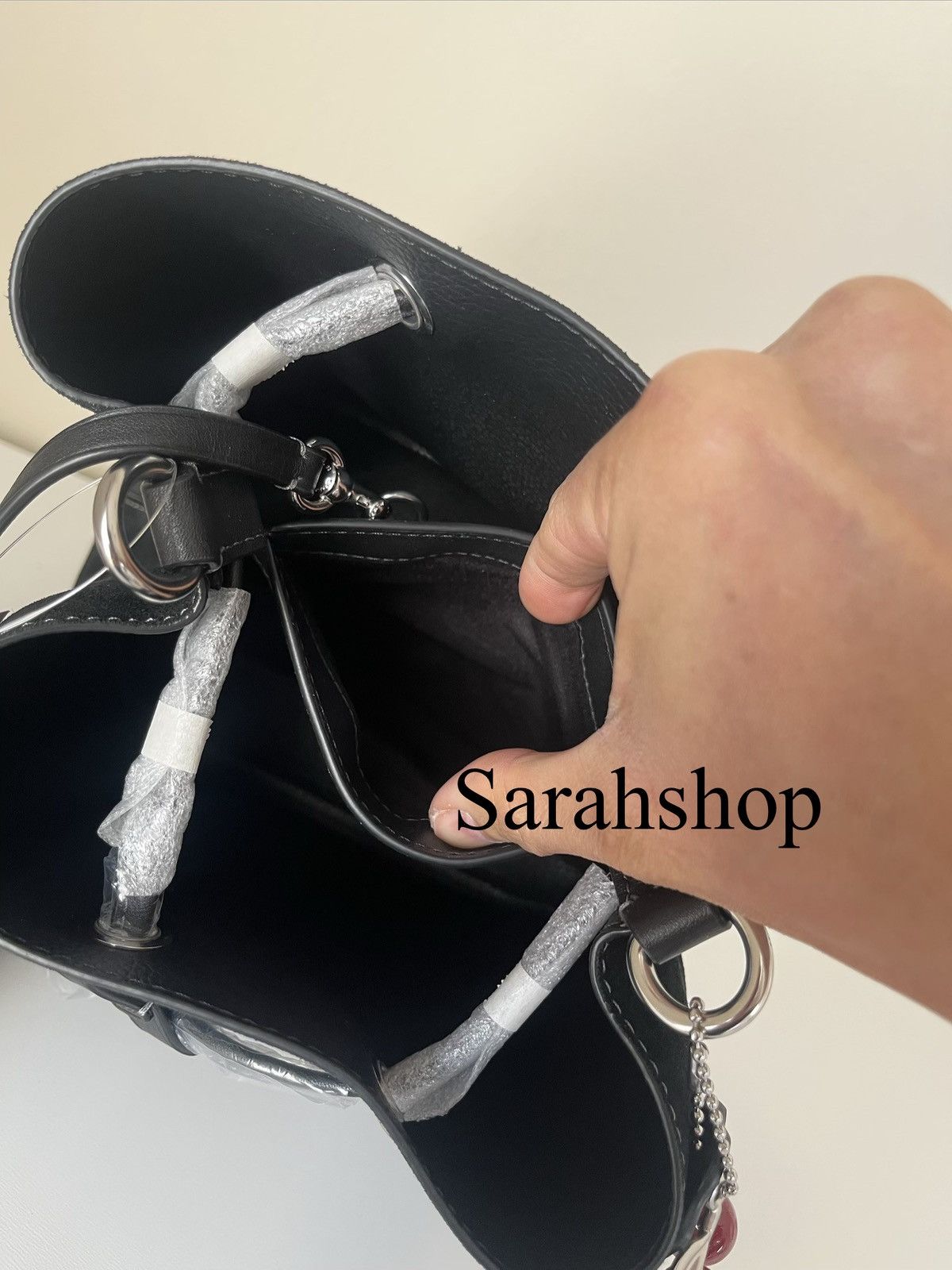 Coach Coach Rowan Bucket Bag With Cherry Charm Size ONE SIZE - 12 Thumbnail