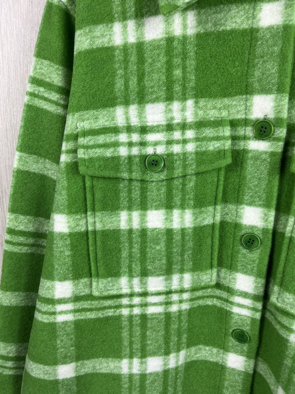 Arket × Designer Arket wool checked overshirt jacket heavy shirt Size US L / EU 52-54 / 3 - 8 Thumbnail