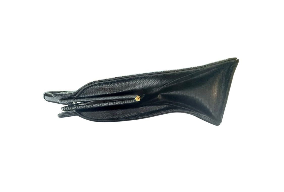 Other Vintage Crouch & Fitzgerald Black Reptile Leather Handbag Size ONE SIZE - 2 Thumbnail