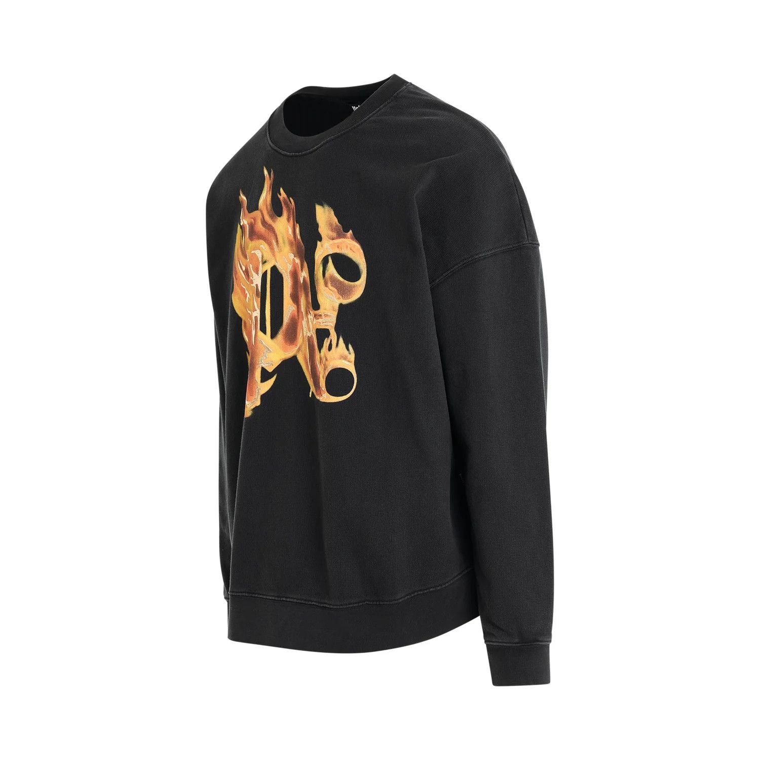 Palm Angels o1mris0824 Sweatshirt in Black & Gold Size US XL / EU 56 / 4 - 2 Thumbnail
