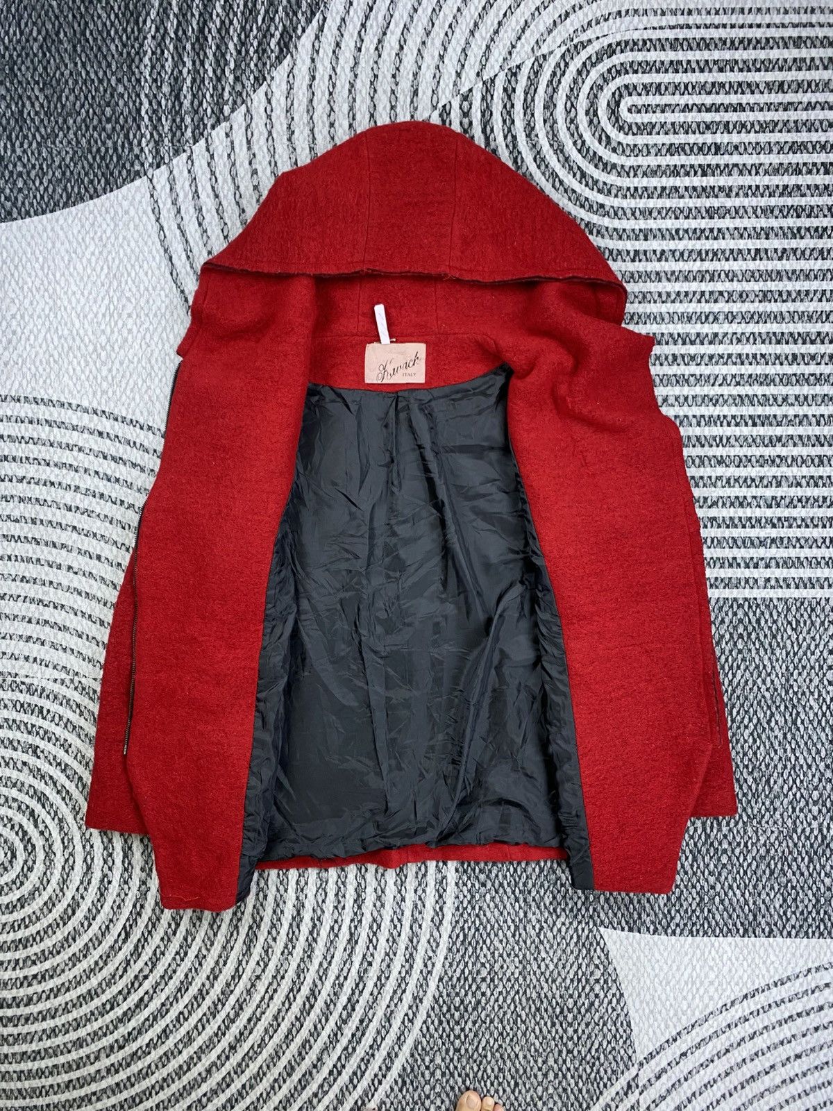 Issey Miyake Kavach Inspired Issey Miyake Style Asymmetrical Wool Jacket Size US M / EU 48-50 / 2 - 6 Thumbnail
