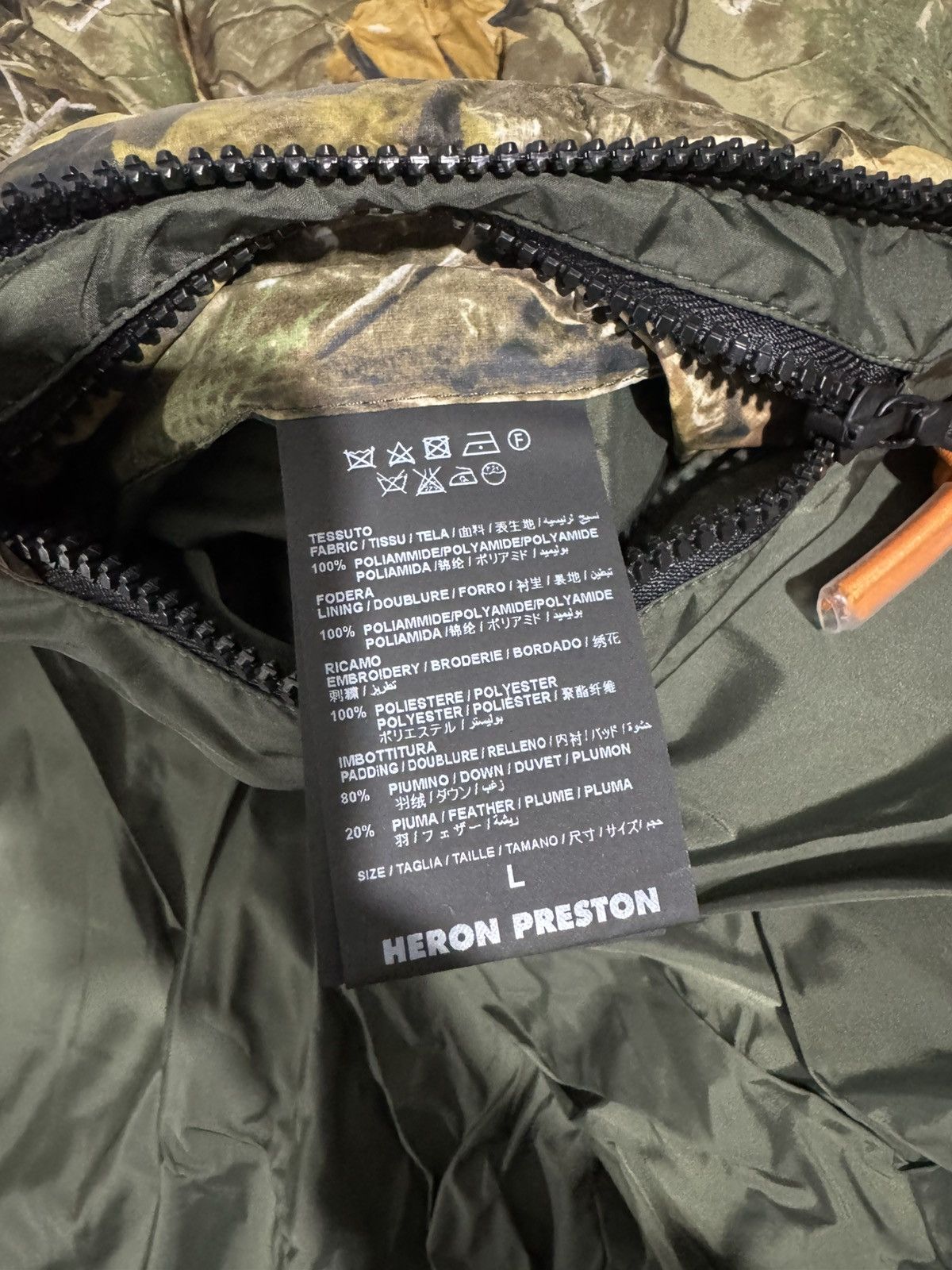 Heron Preston Forest rip stop puffer Size US L / EU 52-54 / 3 - 11 Thumbnail
