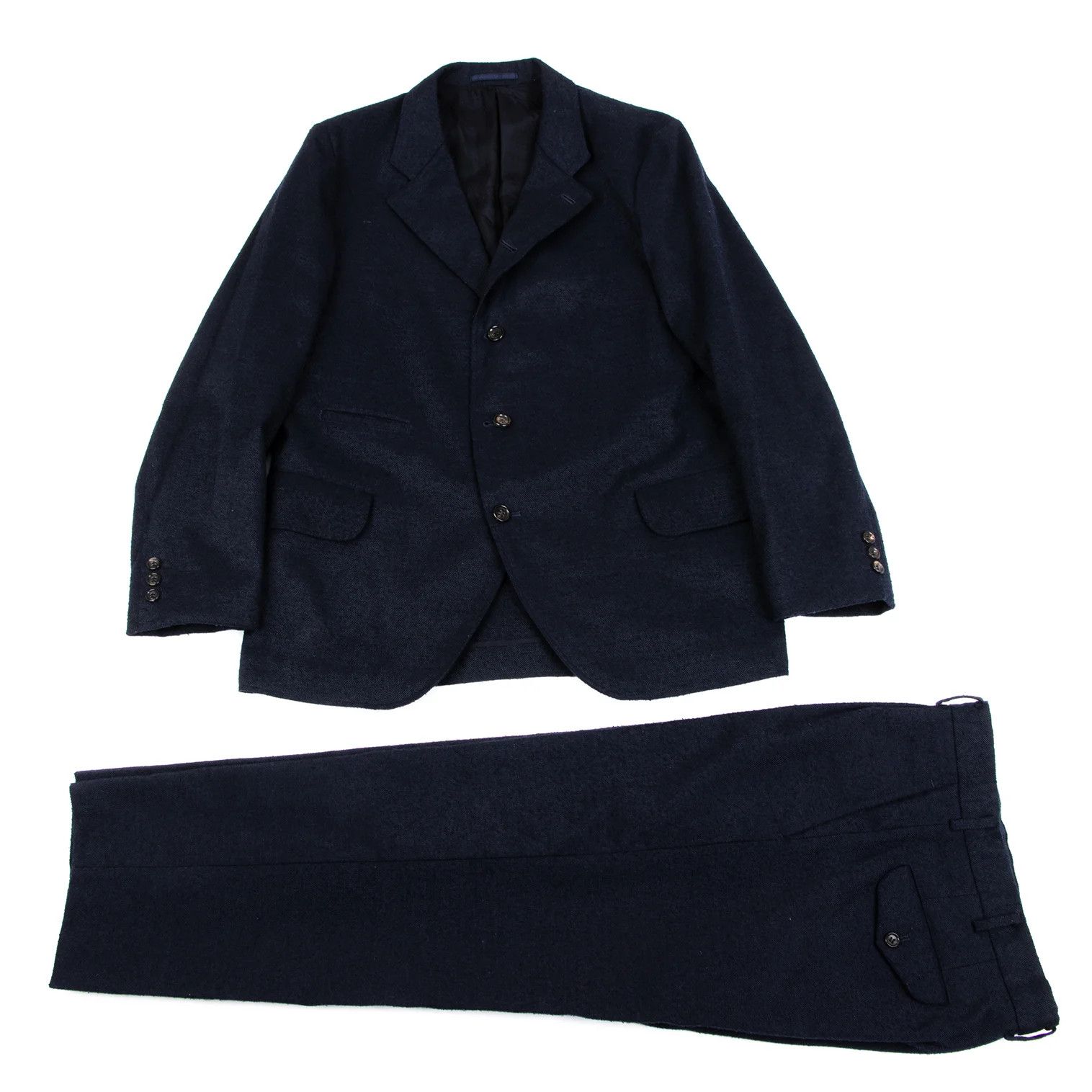 Comme des Garcons Homme Plus Polyester 4B Jacket in Navy, Size M Size US M / EU 48-50 / 2 - 14 Thumbnail