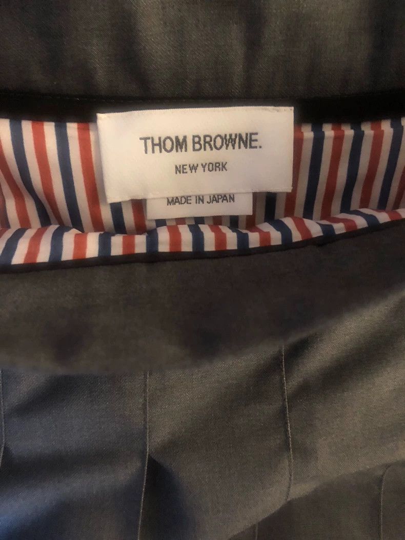 Thom Browne Thom Browne Gray woolen short skirt Size 25" / US 0 / IT 36 - 3 Thumbnail