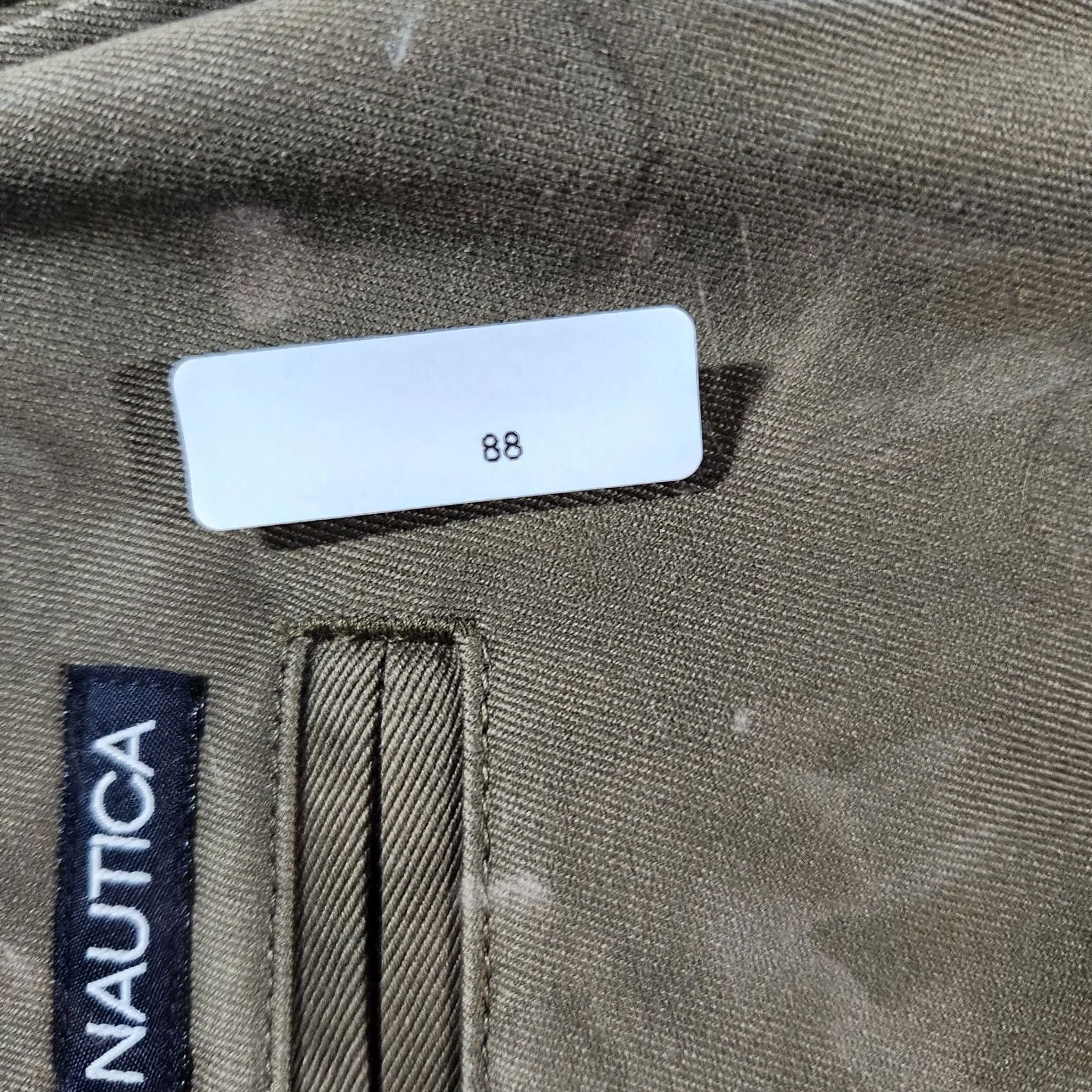 Nautica Nautica Pants Mens 36x34 Classic Fit Khakis Business Casual Brown Pleated Size US 36 / EU 52 - 8 Thumbnail