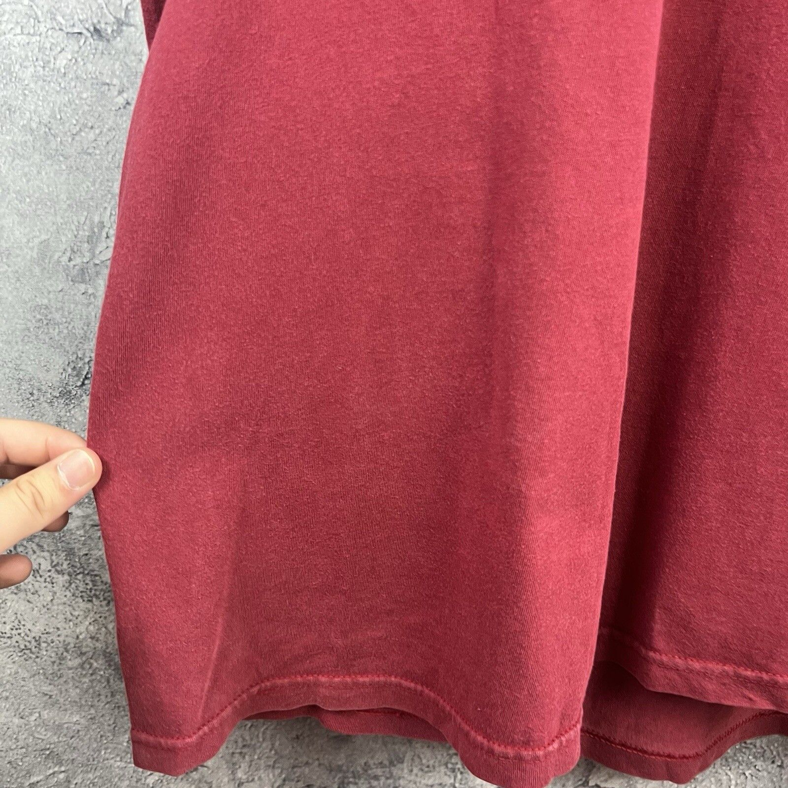 Stussy Stussy Longsleeve Men's Size L Red Cotton Big Logo Size US L / EU 52-54 / 3 - 7 Thumbnail