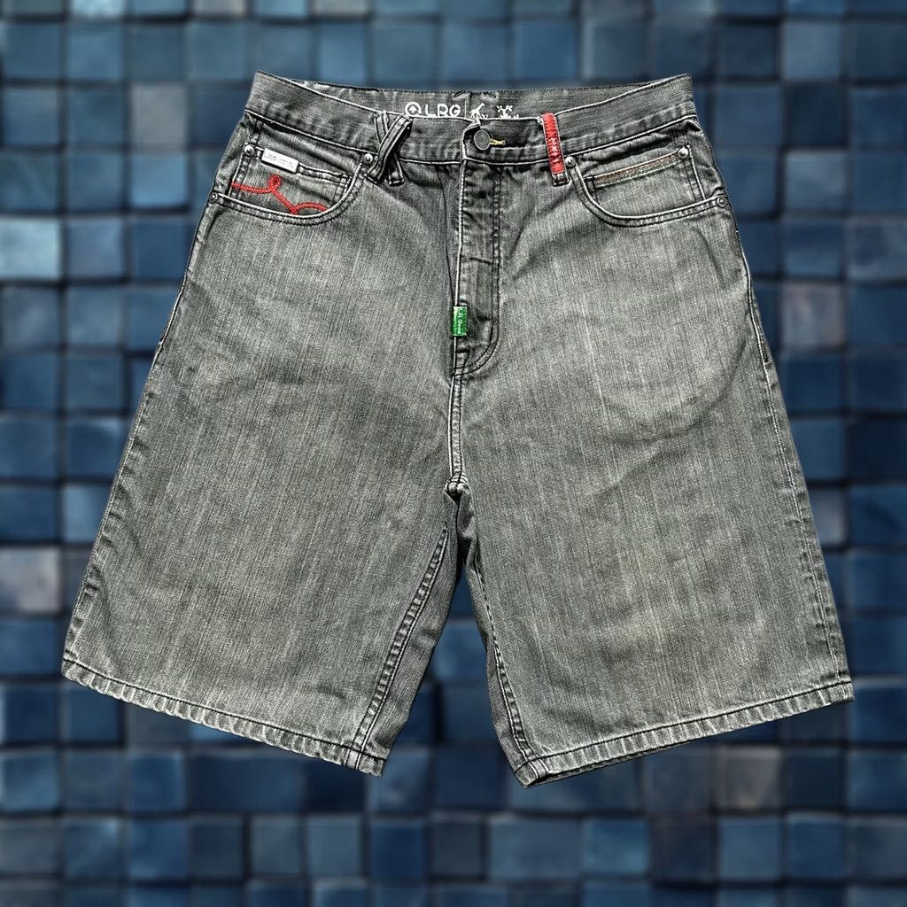 Denime LRG Shorts Mens 34 Gray Denim Lifted United Short GUC Size US 34 / EU 50 - 1 Thumbnail