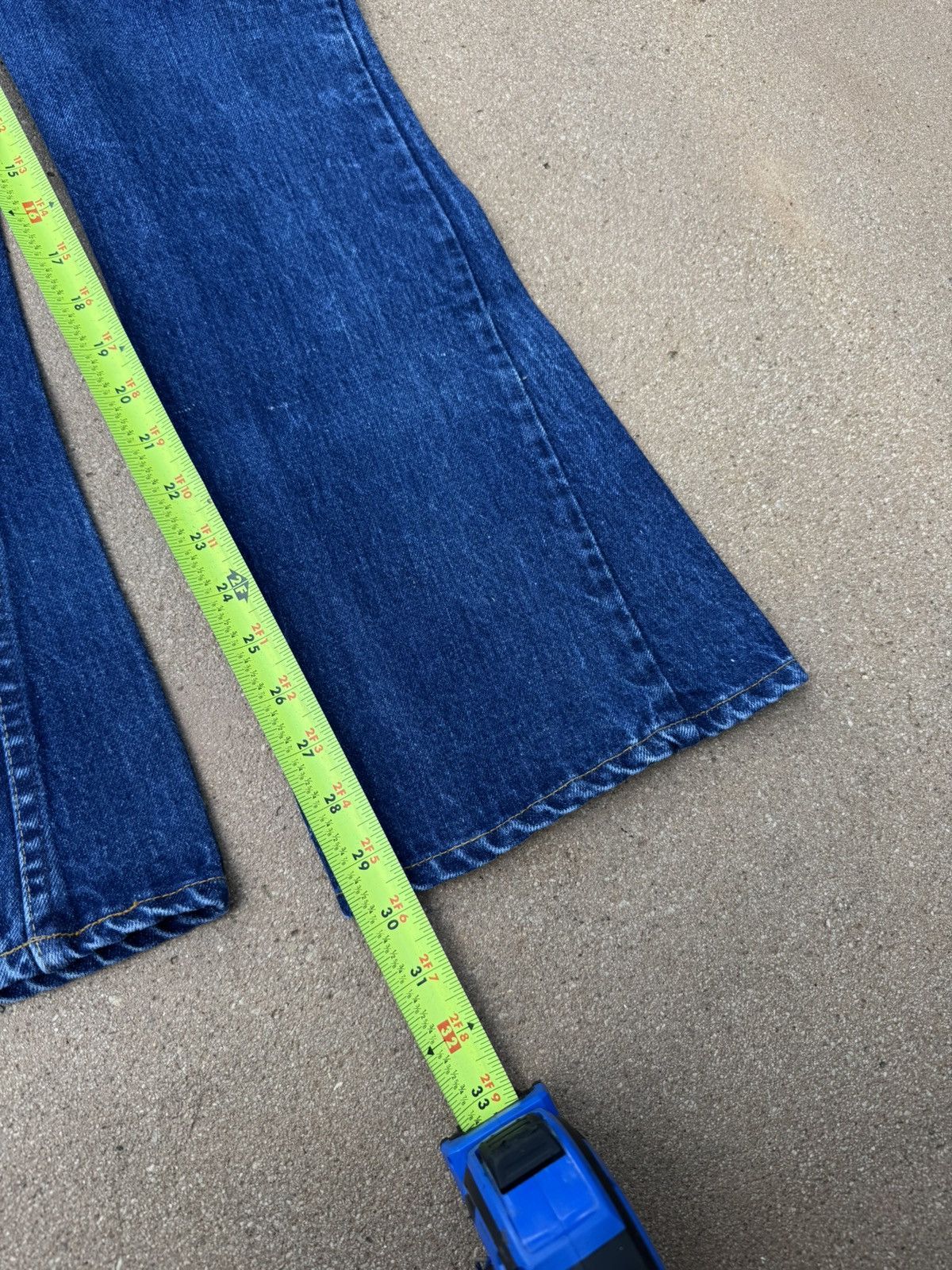 Levi's × Vintage Vtg 70’s Levi’s 646 Orange Tab Bellbottom Flare Jeans 28x30 Size US 28 / EU 44 - 9 Thumbnail
