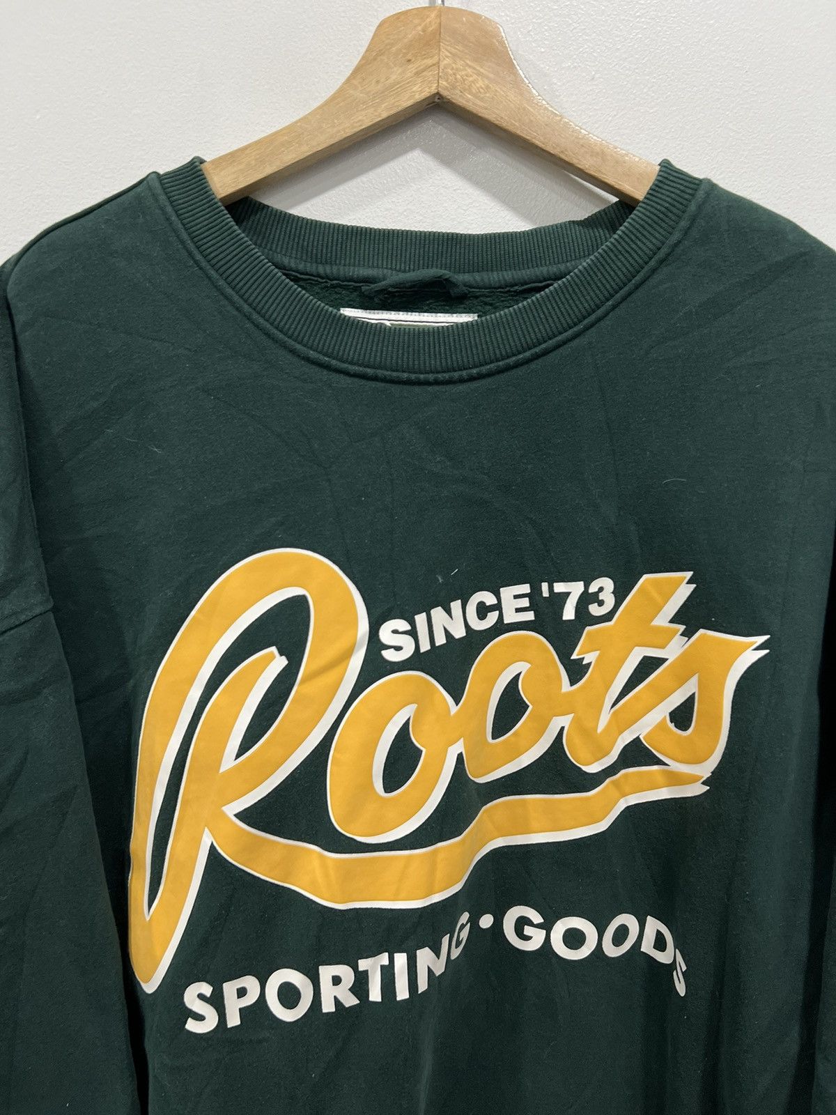 Roots Vintage Y2K Roots Sporting Goods Crenweck Sweater green xxl Size US XXL / EU 58 / 5 - 4 Thumbnail