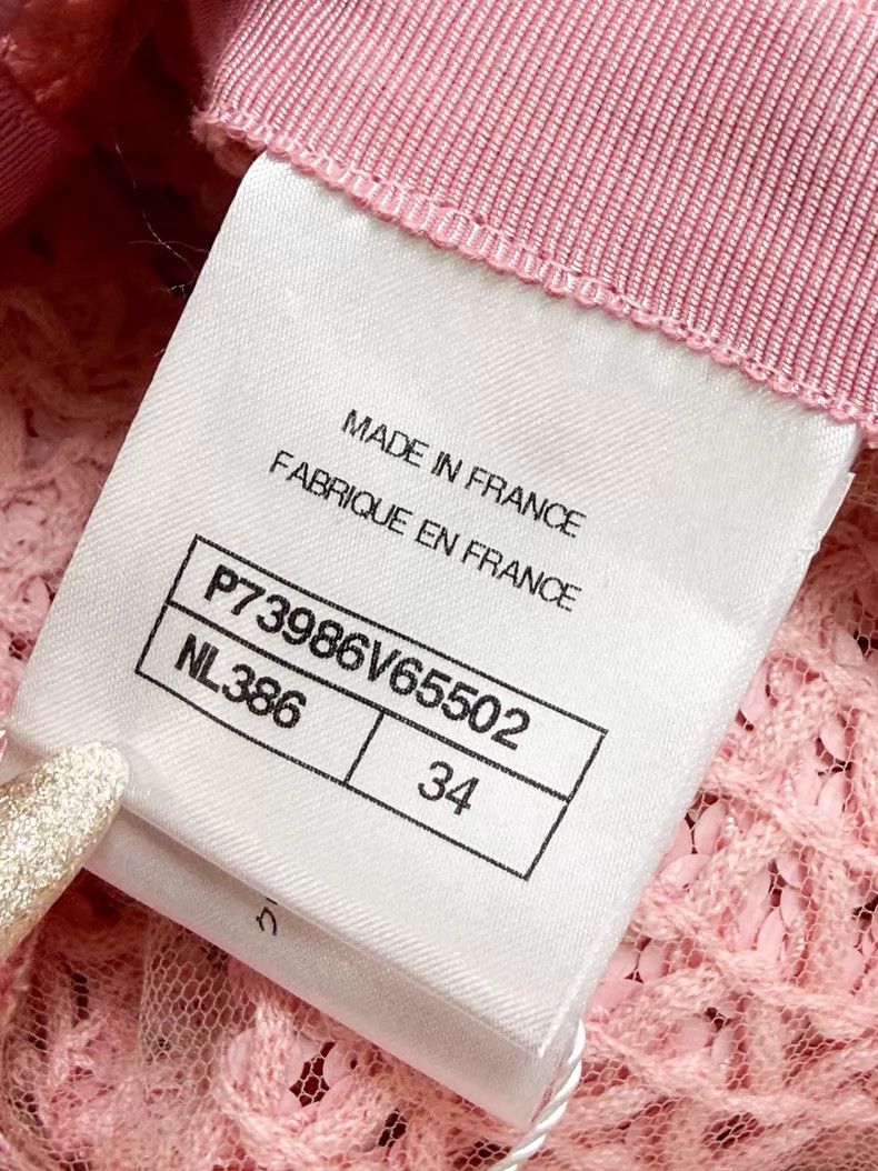Chanel Chanel Sequin convex lace diamond buckle jacket Size XXS / US 00 / IT 34 - 7 Thumbnail