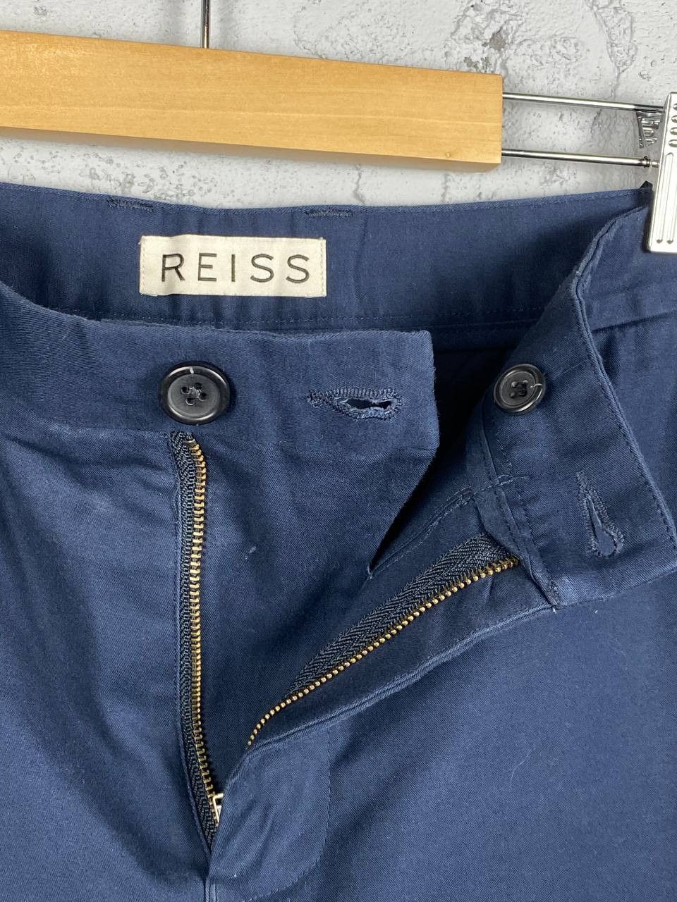 Reiss Reiss OE Tonto Navy Chino Pants Size 34 Old Money Size US 34 / EU 50 - 5 Thumbnail