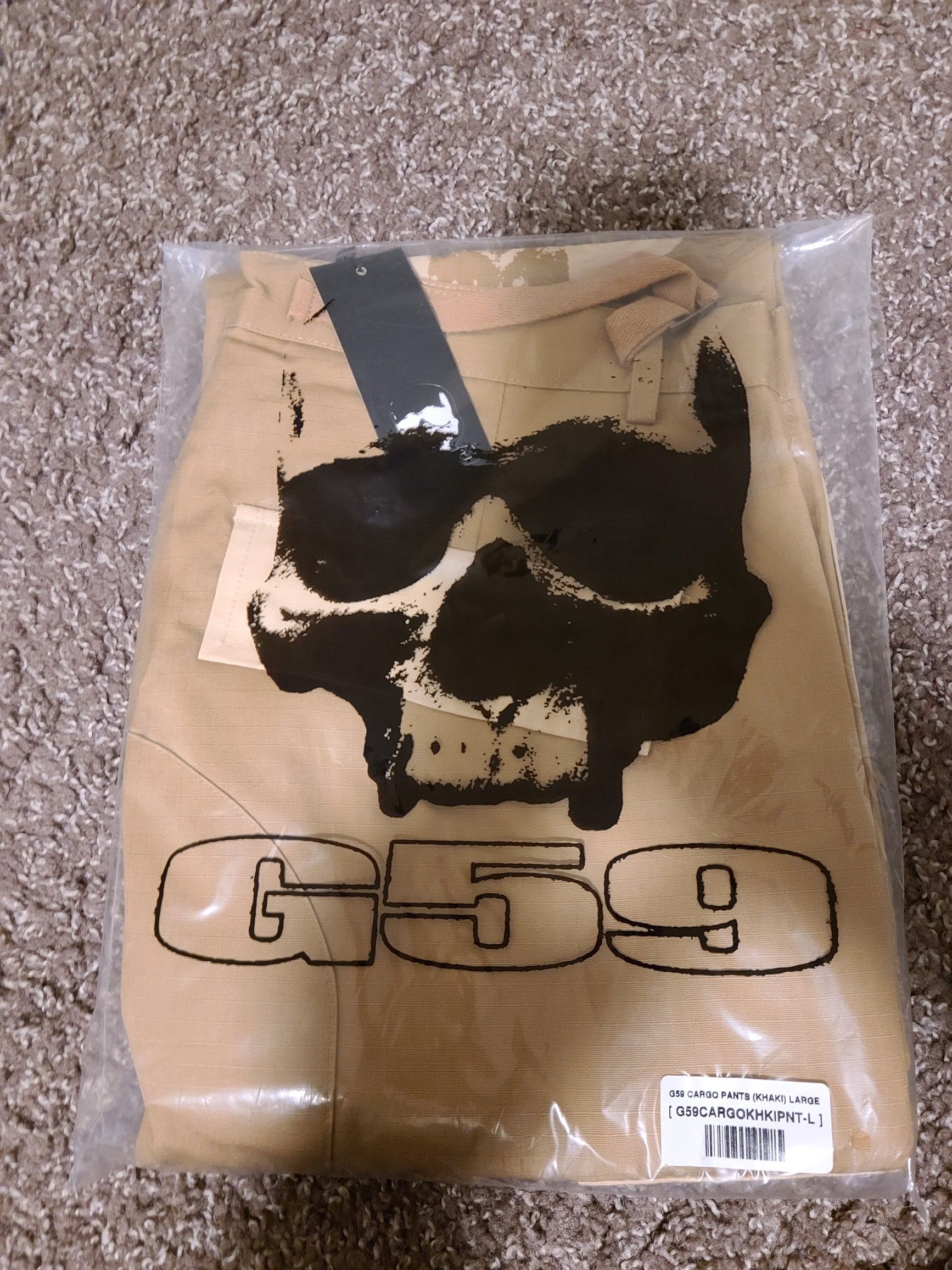 G59 Records G59 Cargo Pants (Khaki) Large Size US 34 / EU 50 - 1 Thumbnail