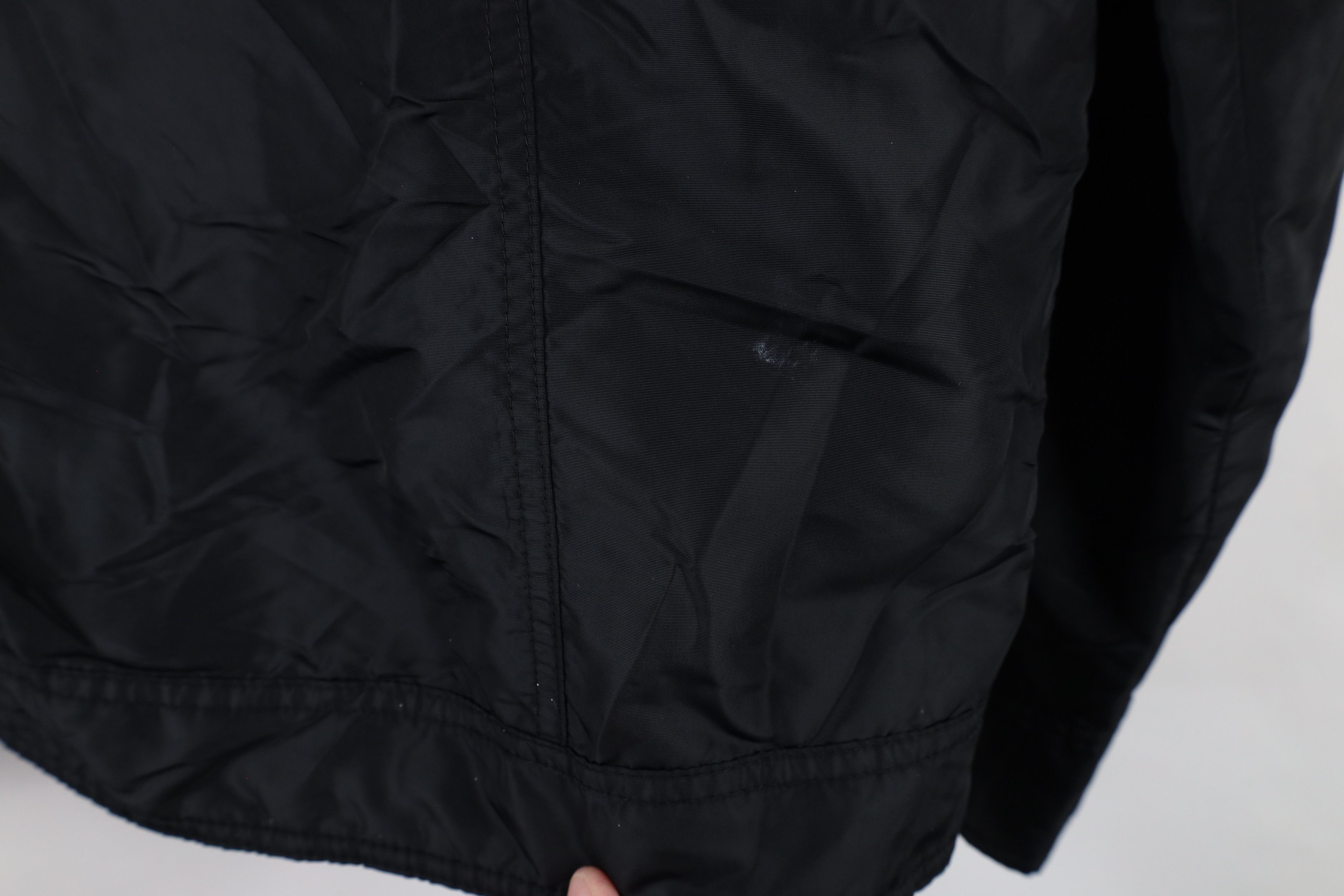 Gap × Vintage Vintage 90s Y2K Gap Full Zip Motorcycle Bomber Jacket Black Size S / US 4 / IT 40 - 11 Thumbnail