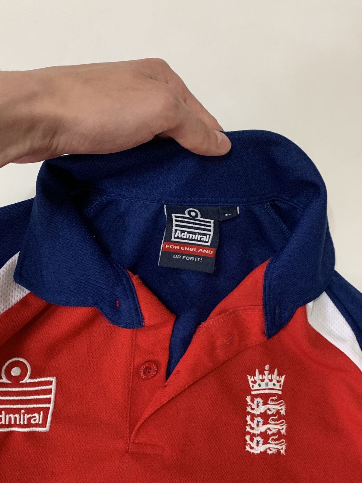 Vintage Vintage England Cricket Shirt 2000’s Admiral Vodafone Size US M / EU 48-50 / 2 - 7 Thumbnail