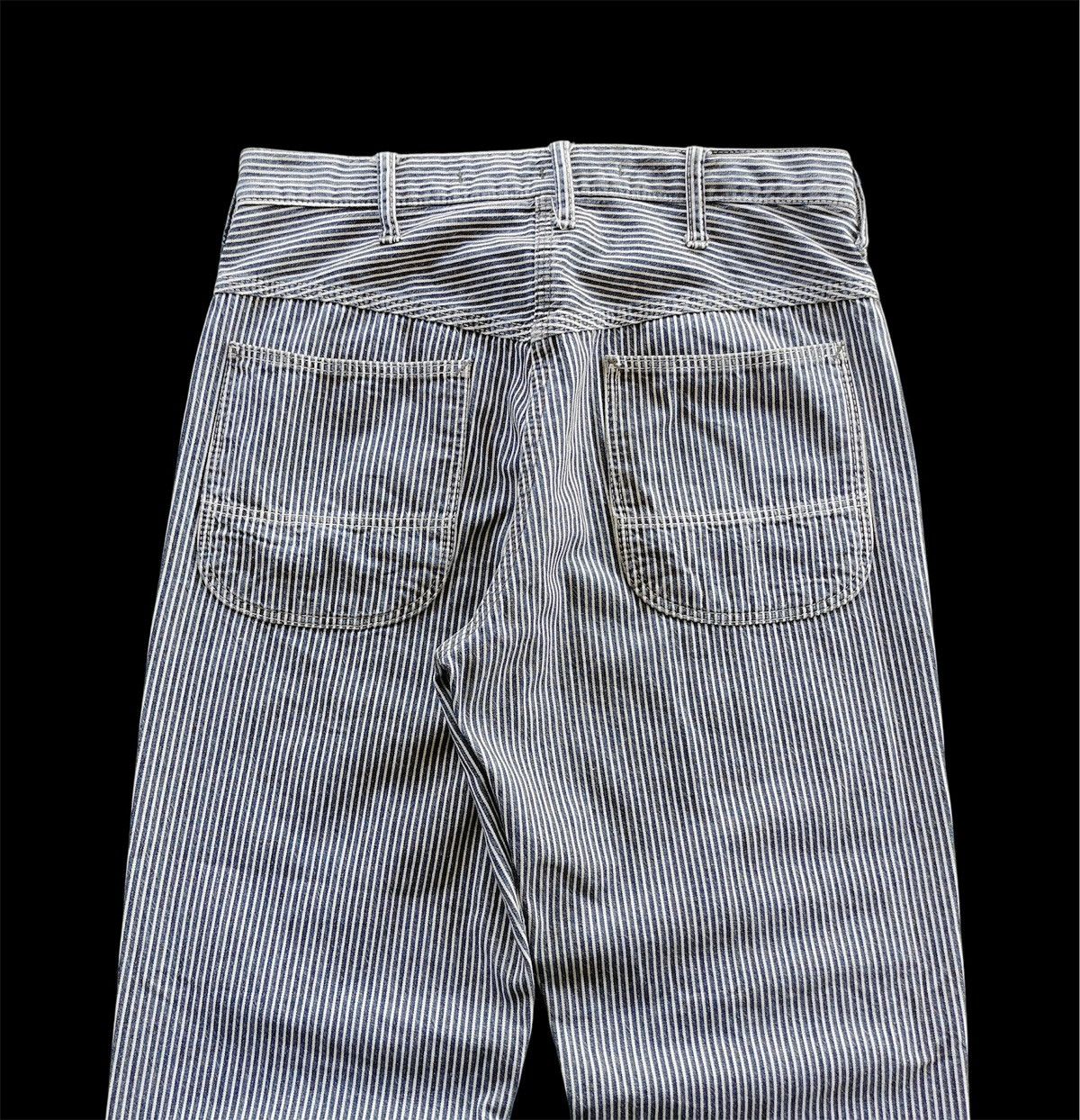 OMNIGOD Omnigod Japan Hickory Tapered Denim Ankle Jeans Size US 30 / EU 46 - 2 Thumbnail