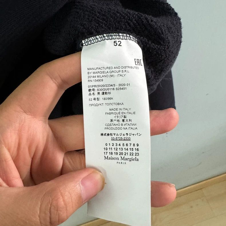 Maison Margiela Maison Margiela Embroidered Logo sweatshirt Size US L / EU 52-54 / 3 - 5 Thumbnail