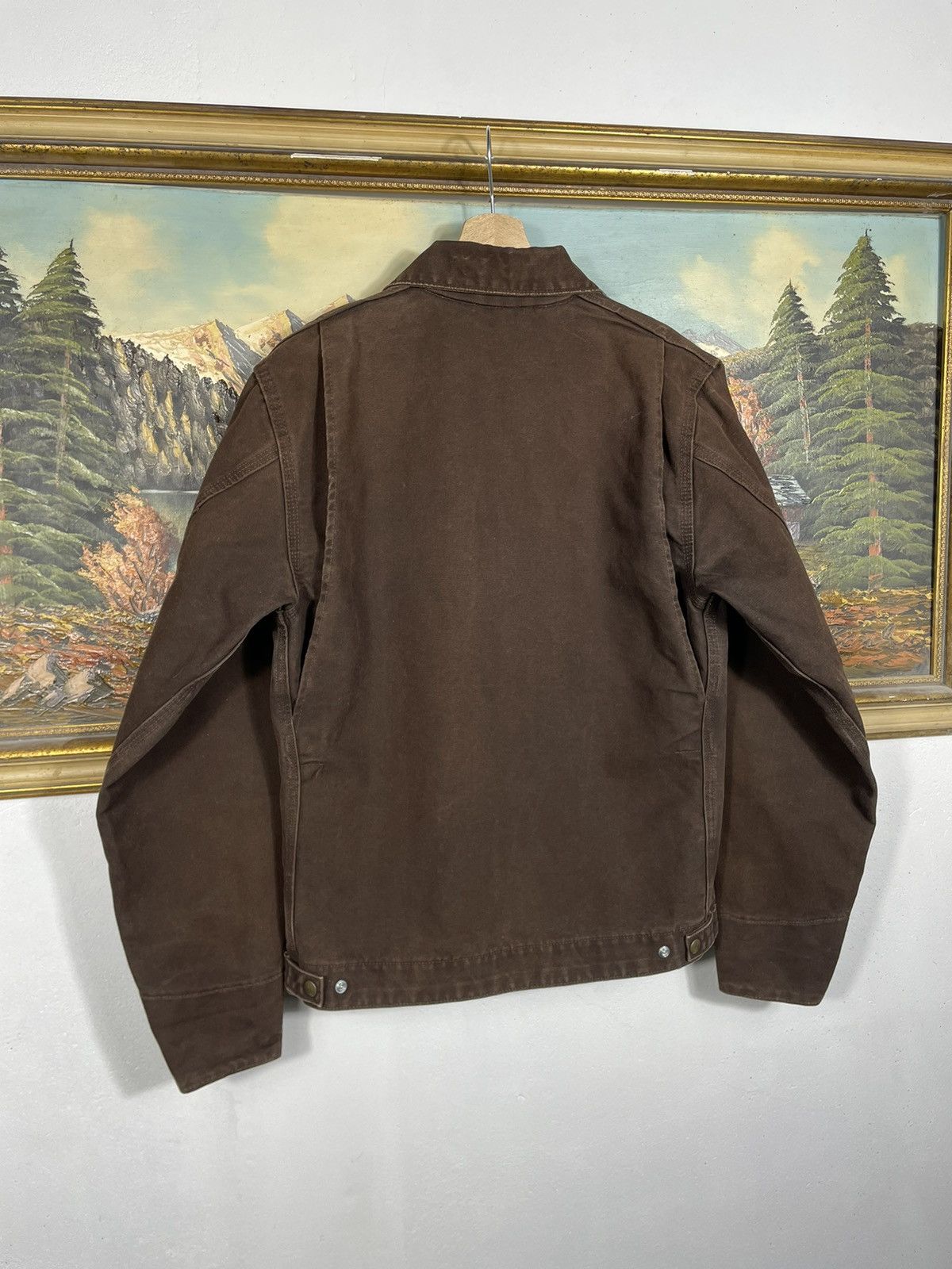 Carhartt Carhartt Retro 00s Denim Jacket Distressed Workwear Skate Size US S / EU 44-46 / 1 - 7 Thumbnail