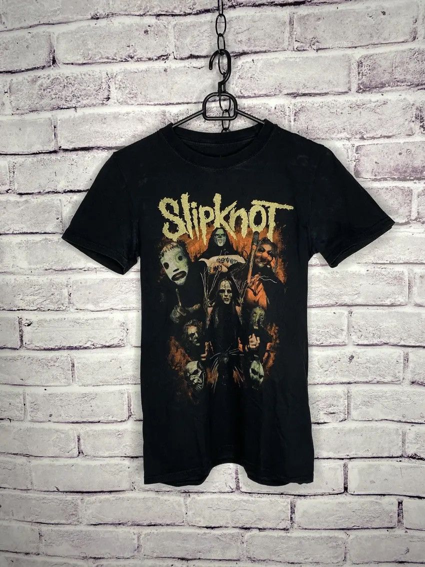 Band Tees Slipknot Vintage Tee Faces Mask Bootleg Metal lowa Size US S / EU 44-46 / 1 - 1 Thumbnail