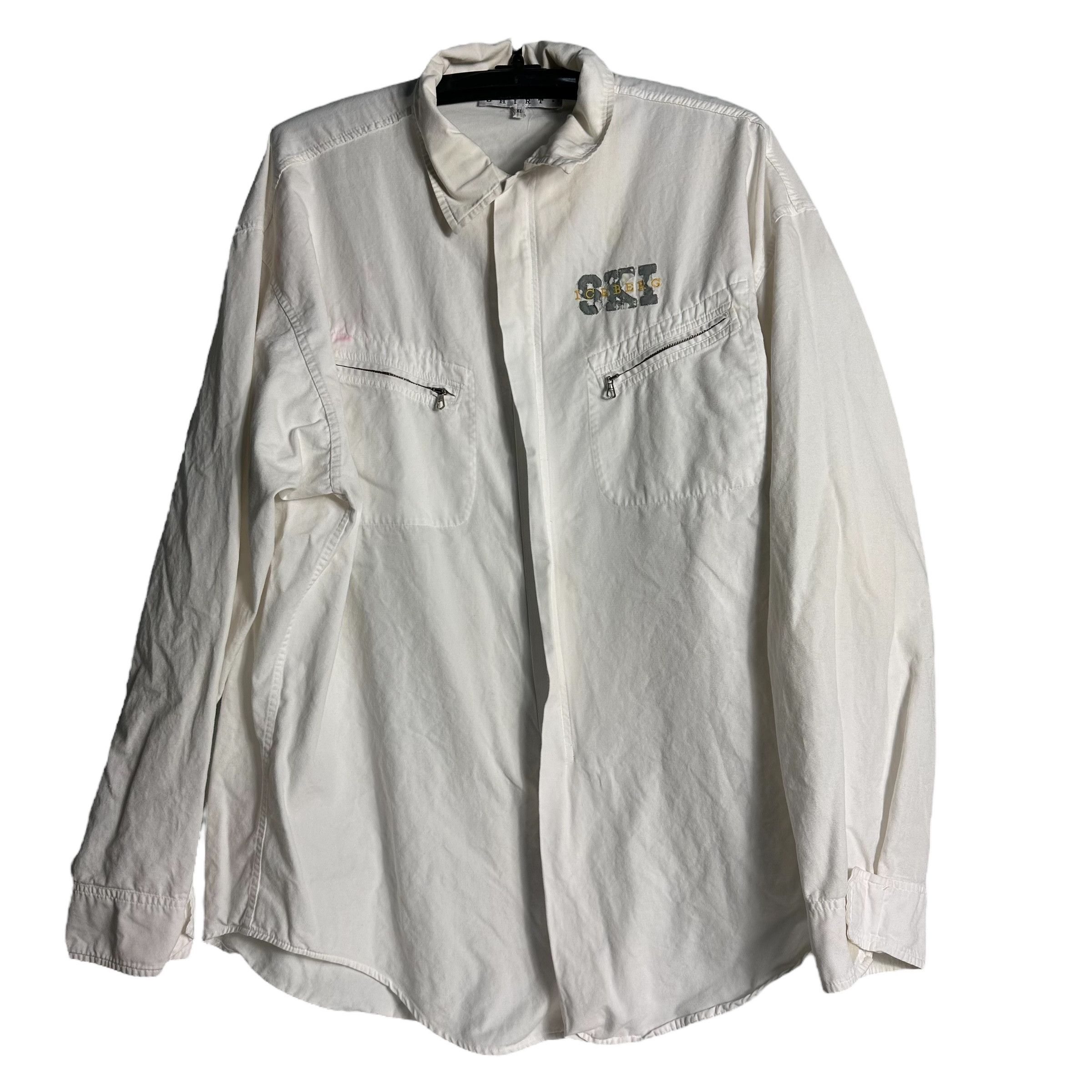 Iceberg 🔥RARE🔥Vintage Iceberg Shirt Zipper Light Jacket Size US XL / EU 56 / 4 - 1 Thumbnail