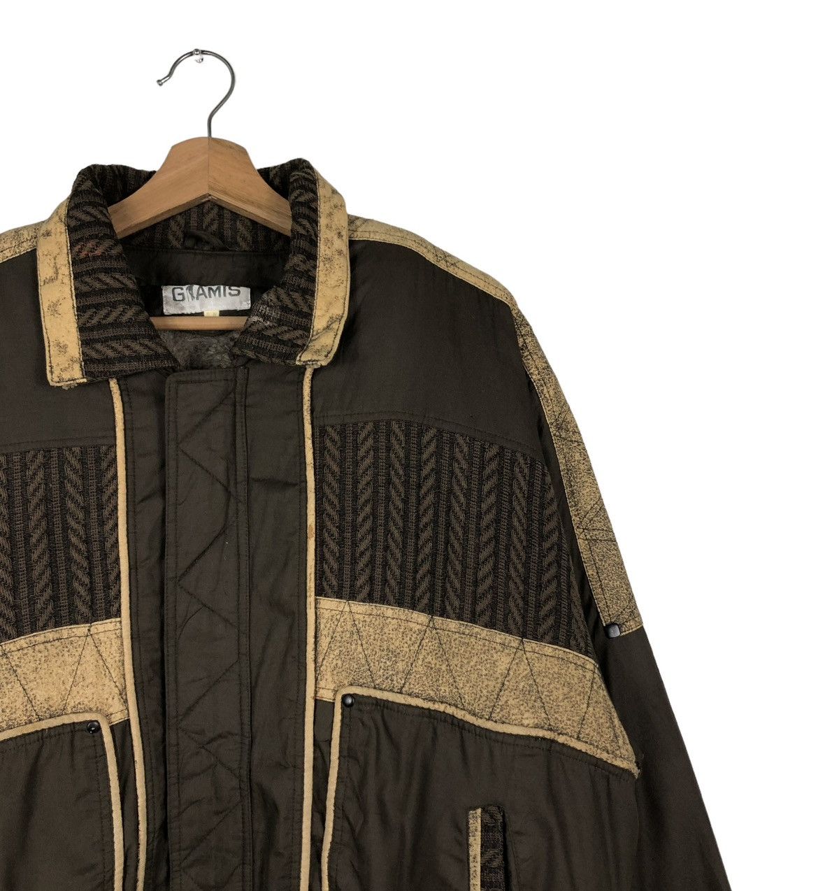 Japanese Brand 🔥VINTAGE BOMBER JACKET GIAMIS JAPAN MADE EMBROIDERED DESIGN Size US L / EU 52-54 / 3 - 4 Thumbnail