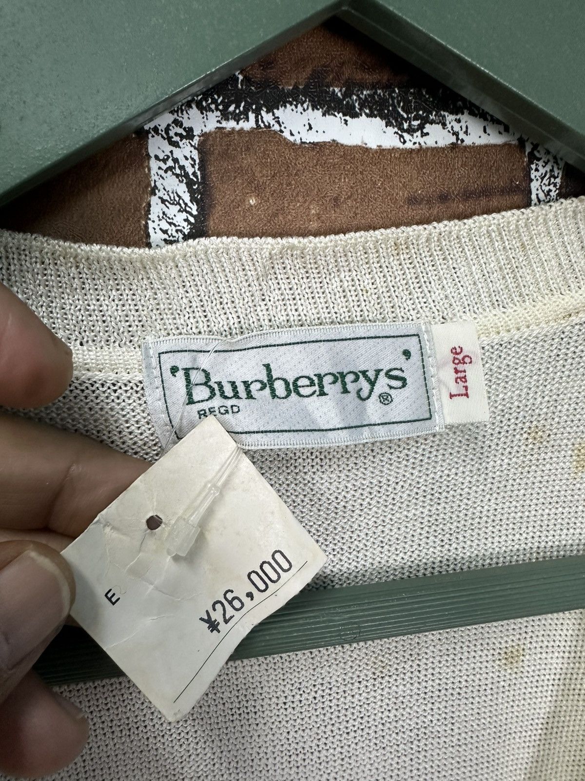 Burberry Vintage Burberry Tank Top Knit A977 Size S / US 4 / IT 40 - 8 Thumbnail