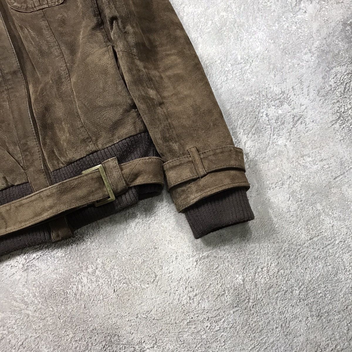 Vintage Vintage 90s Faded Suede Chore Jacket Workwear Skate Rave M Size US M / EU 48-50 / 2 - 5 Thumbnail