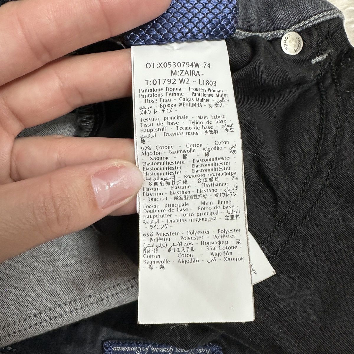 Jacob Cohen Jacob Cohen jeans vintage handmade Size 29" - 11 Thumbnail