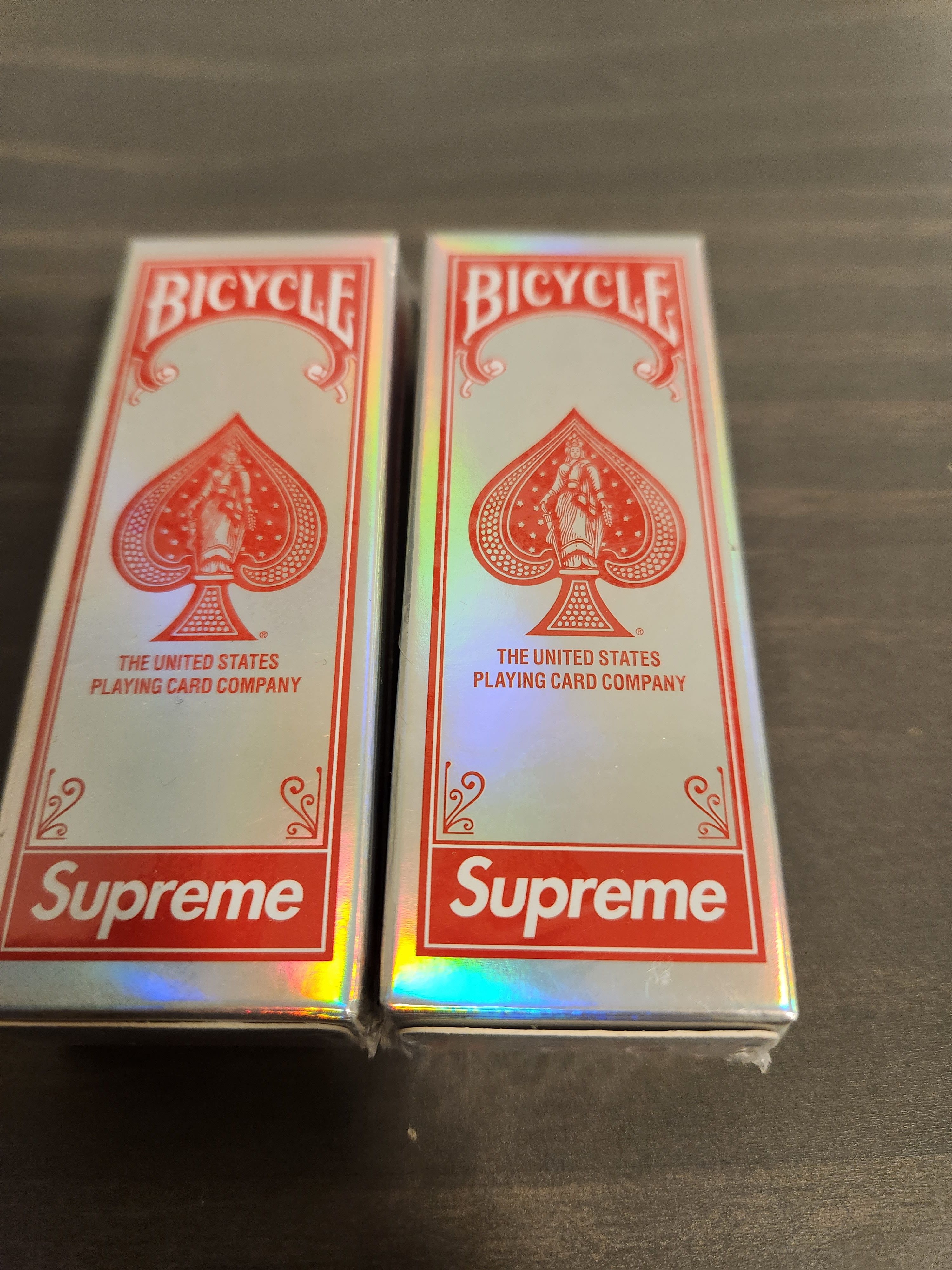 Supreme Bicycle Clear Playing Cards Brand New