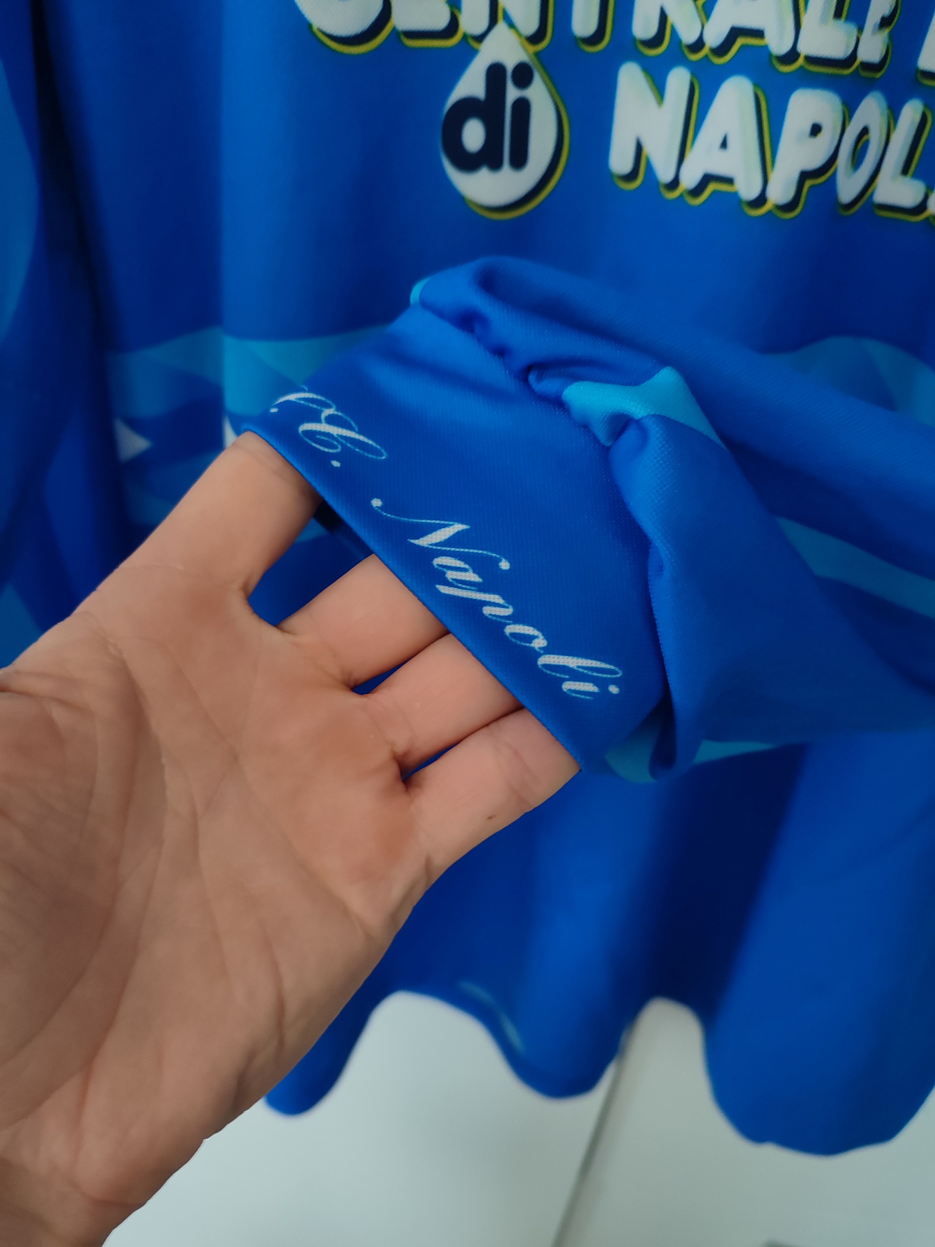 Lotto Sport Vintage Lotto SSC NAPOLI 1996-1997 Long Sleeve Home FOOTBALL Size US L / EU 52-54 / 3 - 8 Thumbnail