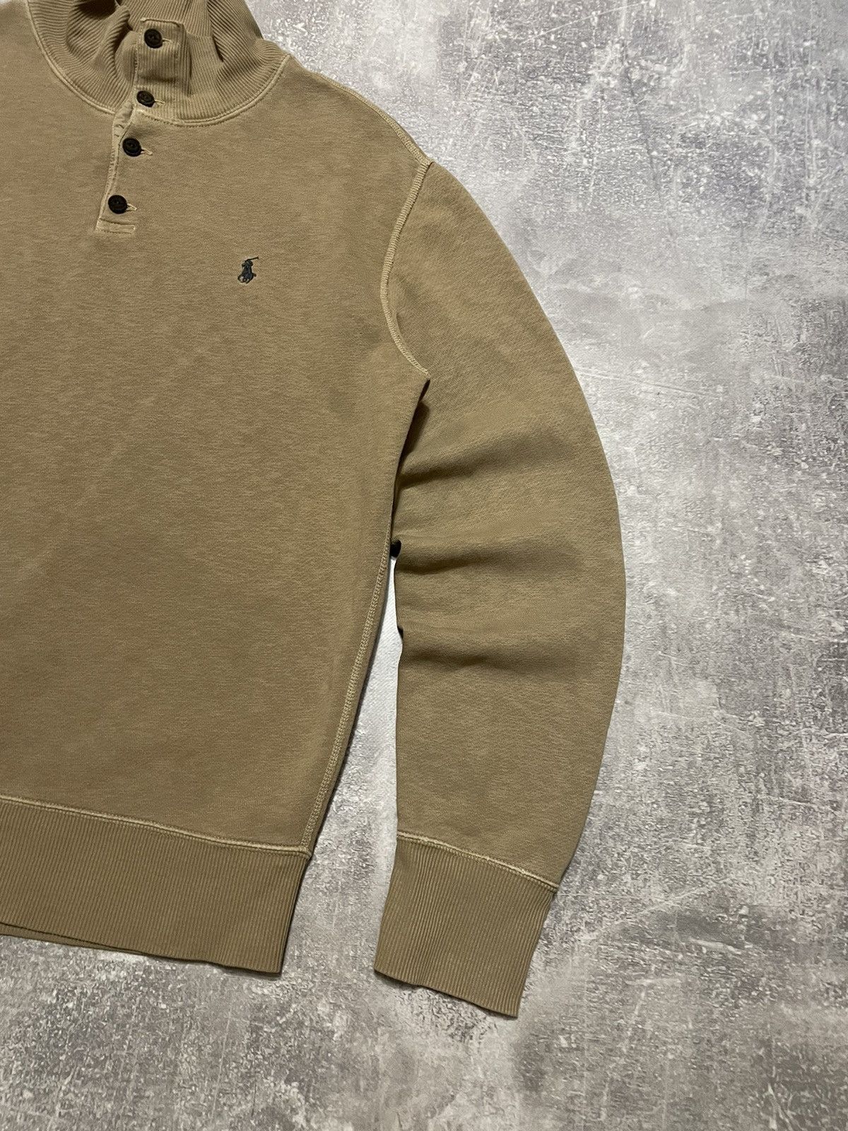 Polo Ralph Lauren Vintage Polo Ralph Lauren Button Up Sweatshirt Brown 90s Size US L / EU 52-54 / 3 - 5 Thumbnail