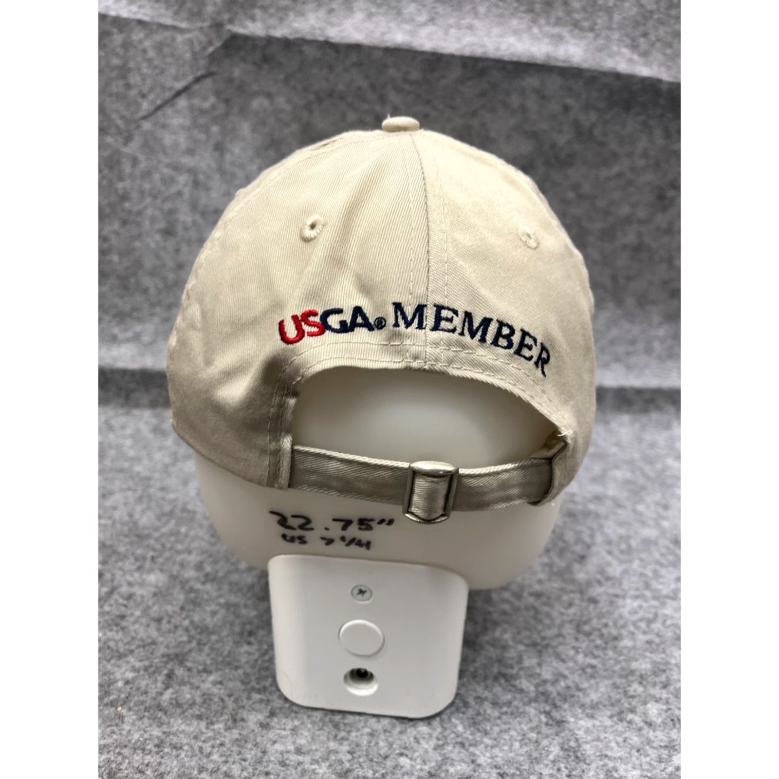Vintage USGA Hat Cap Strap Back Adult One Size Ivory Cotton 2012 US Open The Olympic Club Size ONE SIZE - 6 Thumbnail