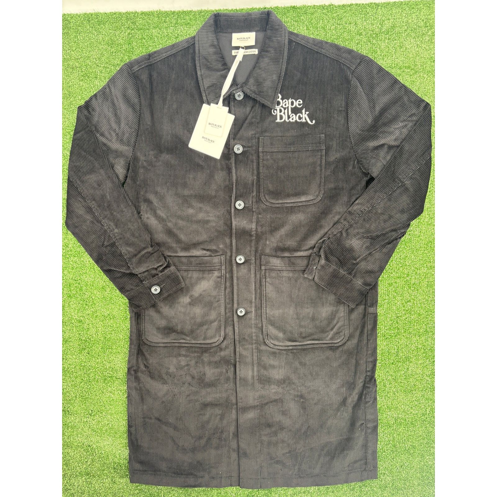 Bape BAPE Black Japan Corduroy Black Down Work Jacket Size XL Size US XL / EU 56 / 4 - 3 Thumbnail