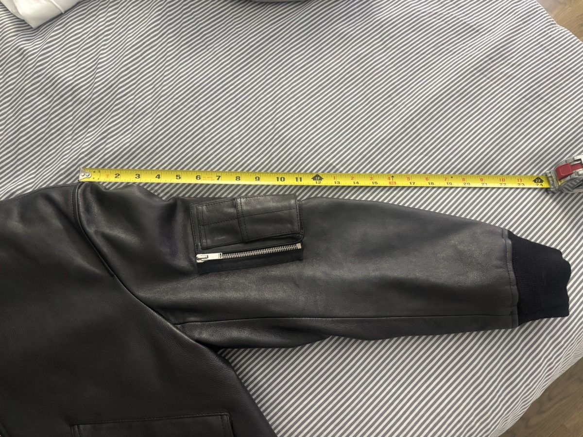 Saint Laurent Paris Saint Laurent Paris Classic Leather Bomber Jacket Size 52 Size US L / EU 52-54 / 3 - 8 Thumbnail