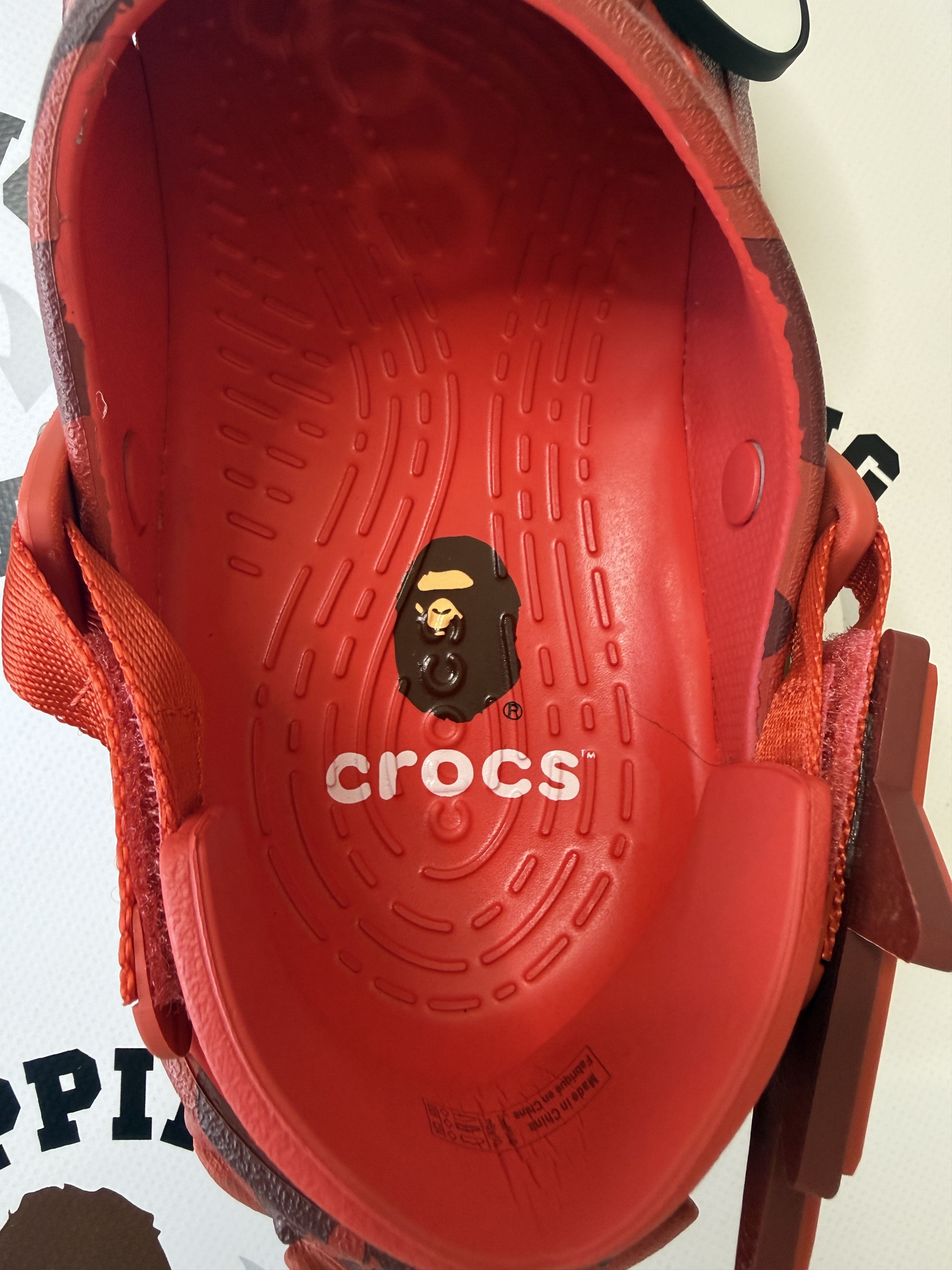 Bape × Crocs BAPE X CROCS ECHO RED Size US 8.5 / EU 41-42 - 11 Thumbnail