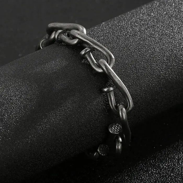 Jewelry Bending Nail Chain Bracelet Size ONE SIZE - 4 Thumbnail