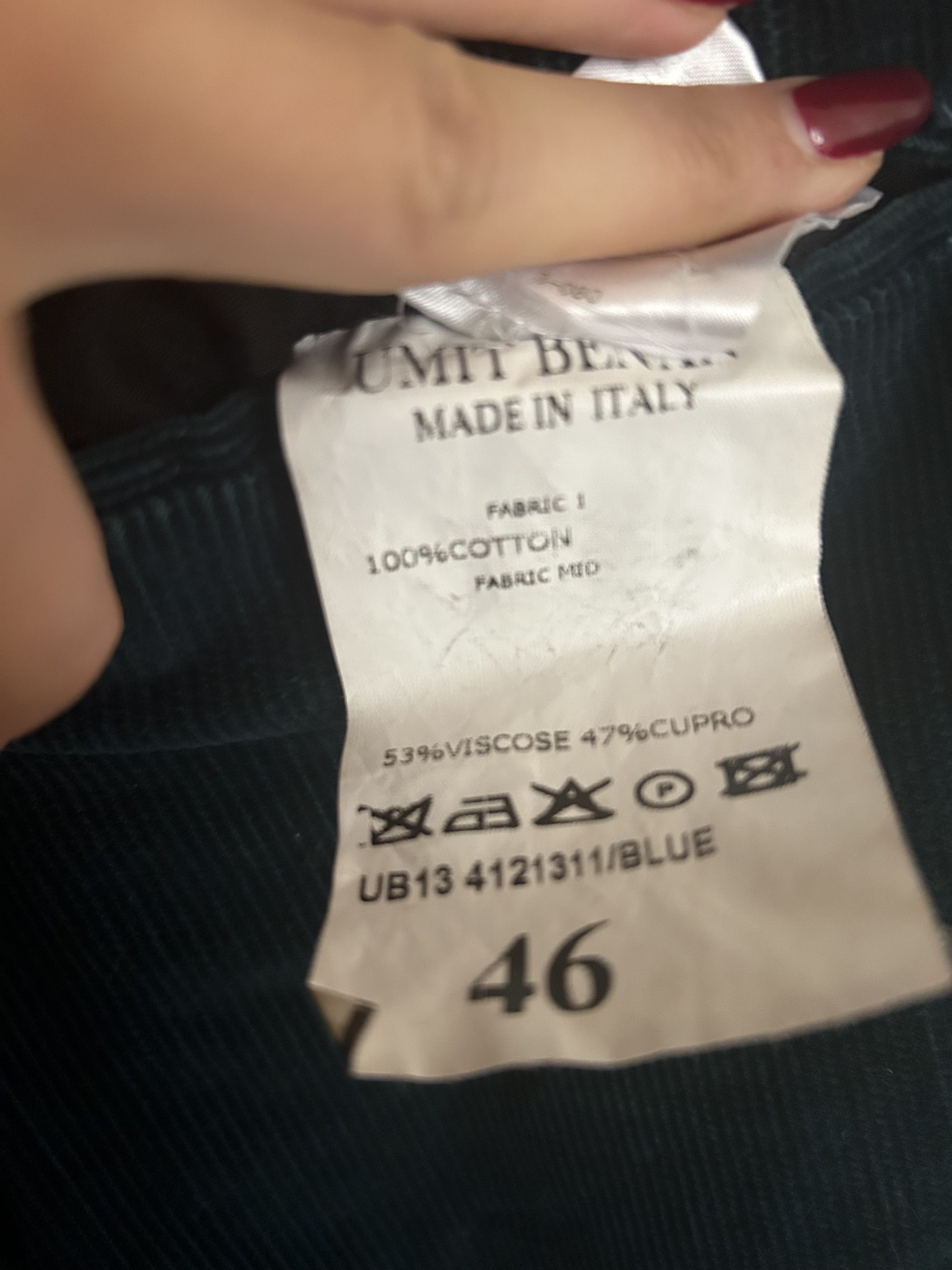 Umit Benan Umit Benan Corduroy Blazer Size 46R - 3 Thumbnail
