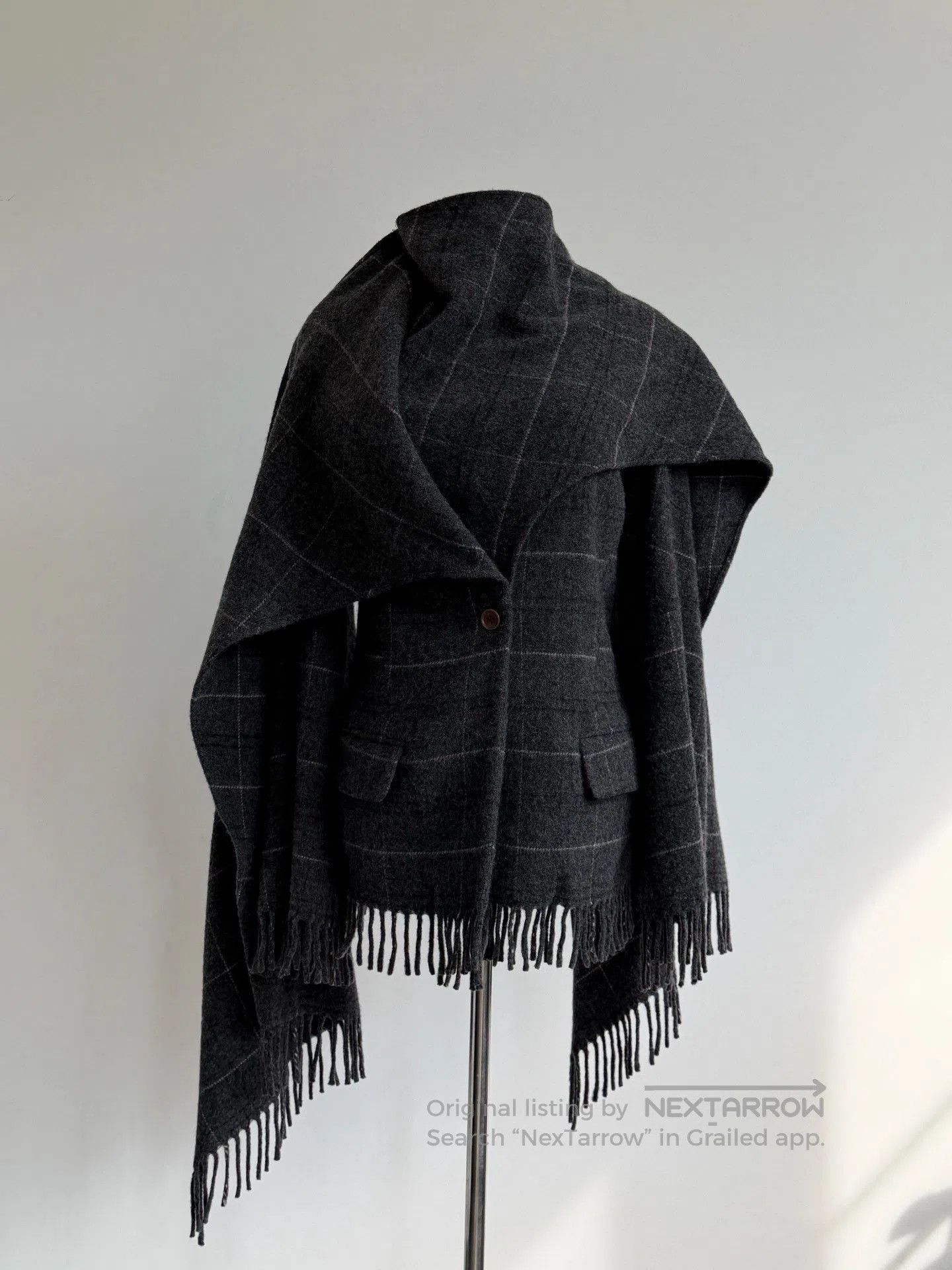 Alexander McQueen Alexander McQueen 1999 AW Overlook Wool Coat. Size US XXS / EU 40 - 4 Thumbnail