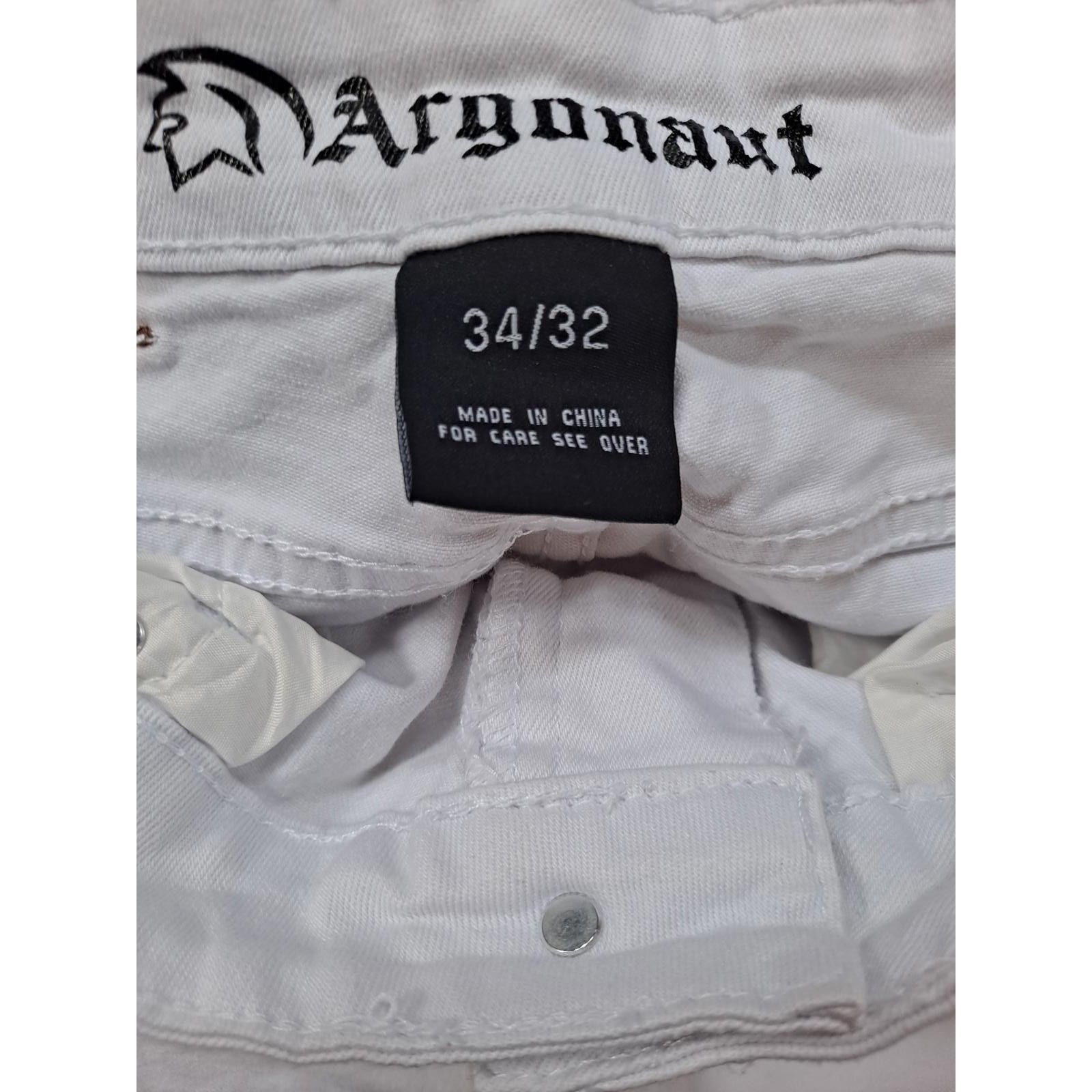 Other Argonaut Distressed White Ultra Slim Jeans Size 34x32 Size US 34 / EU 50 - 3 Thumbnail