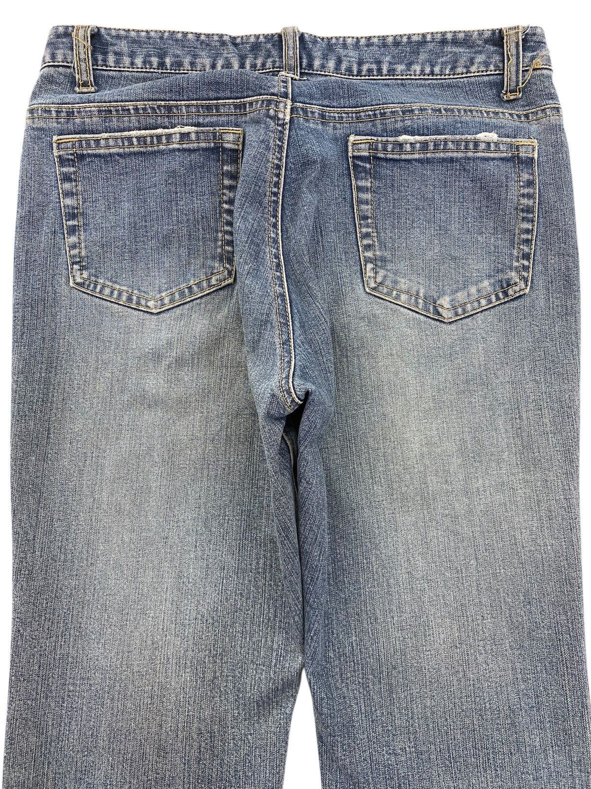 Japanese Brand Japanese Brand Faded Blue Wash Flare Jeans Size 28" / US 6 / IT 42 - 4 Thumbnail