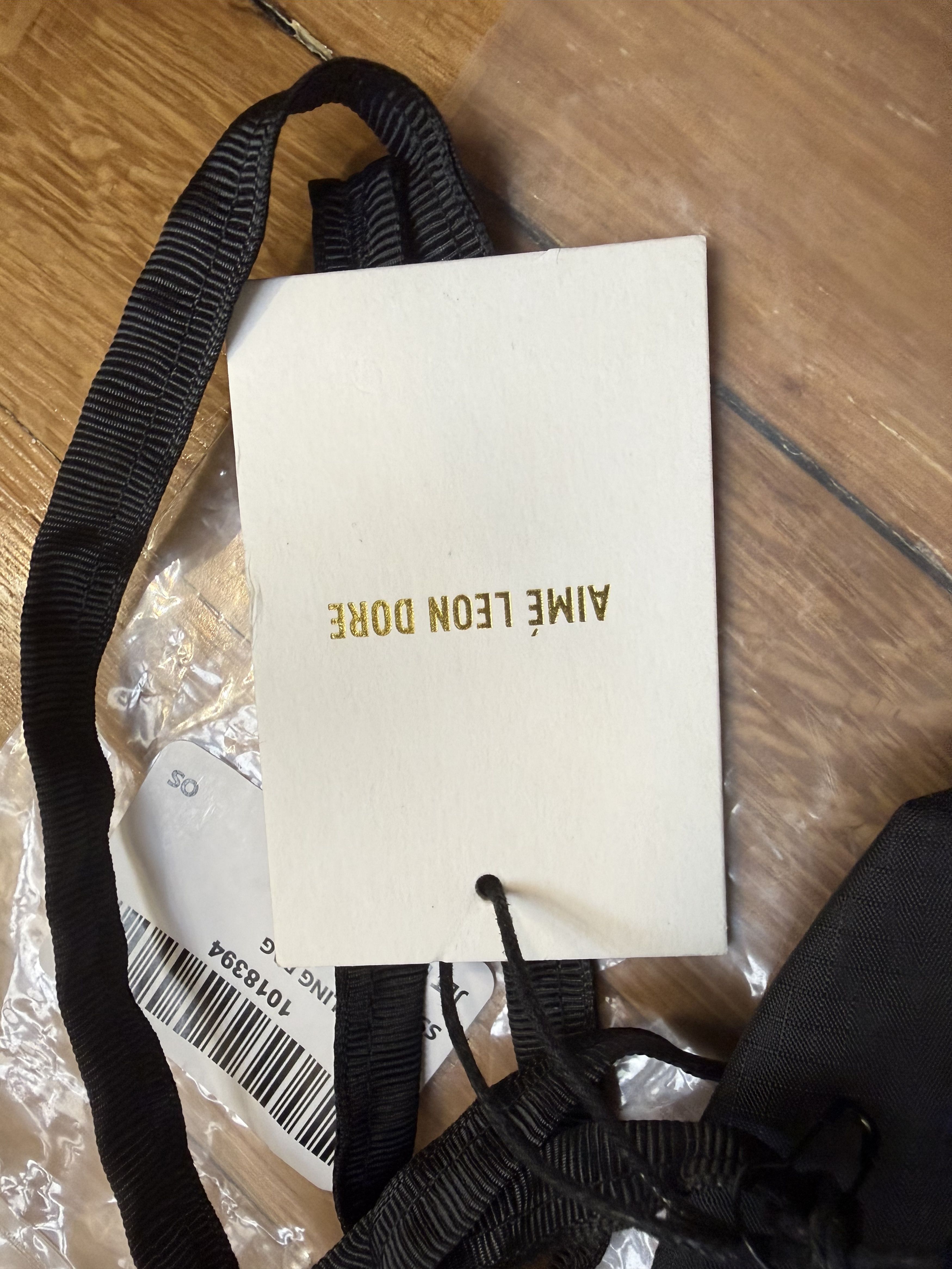 Aime Leon Dore Nylon Sling Pouch - Jet Black - BNIB