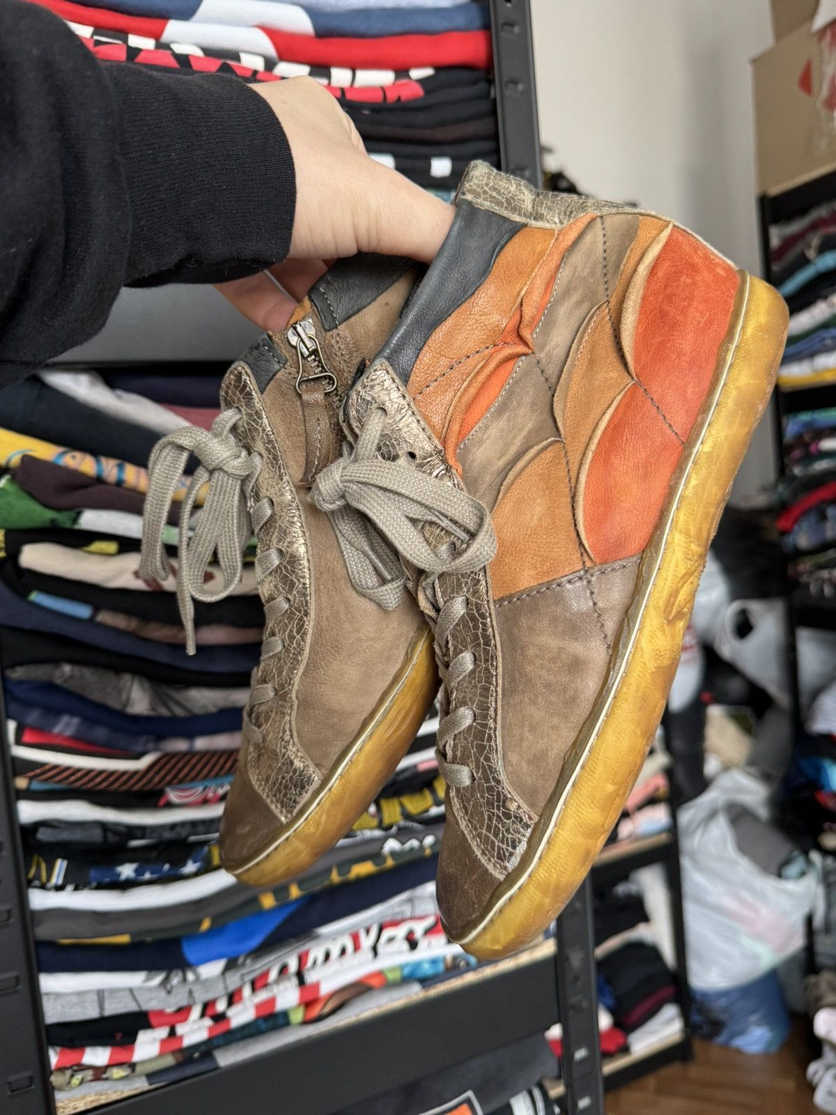 Golden Goose × Vintage AIRSTEP AS98 Golden Goose style, Avant Garde boots Size US 8 / EU 41 - 3 Thumbnail