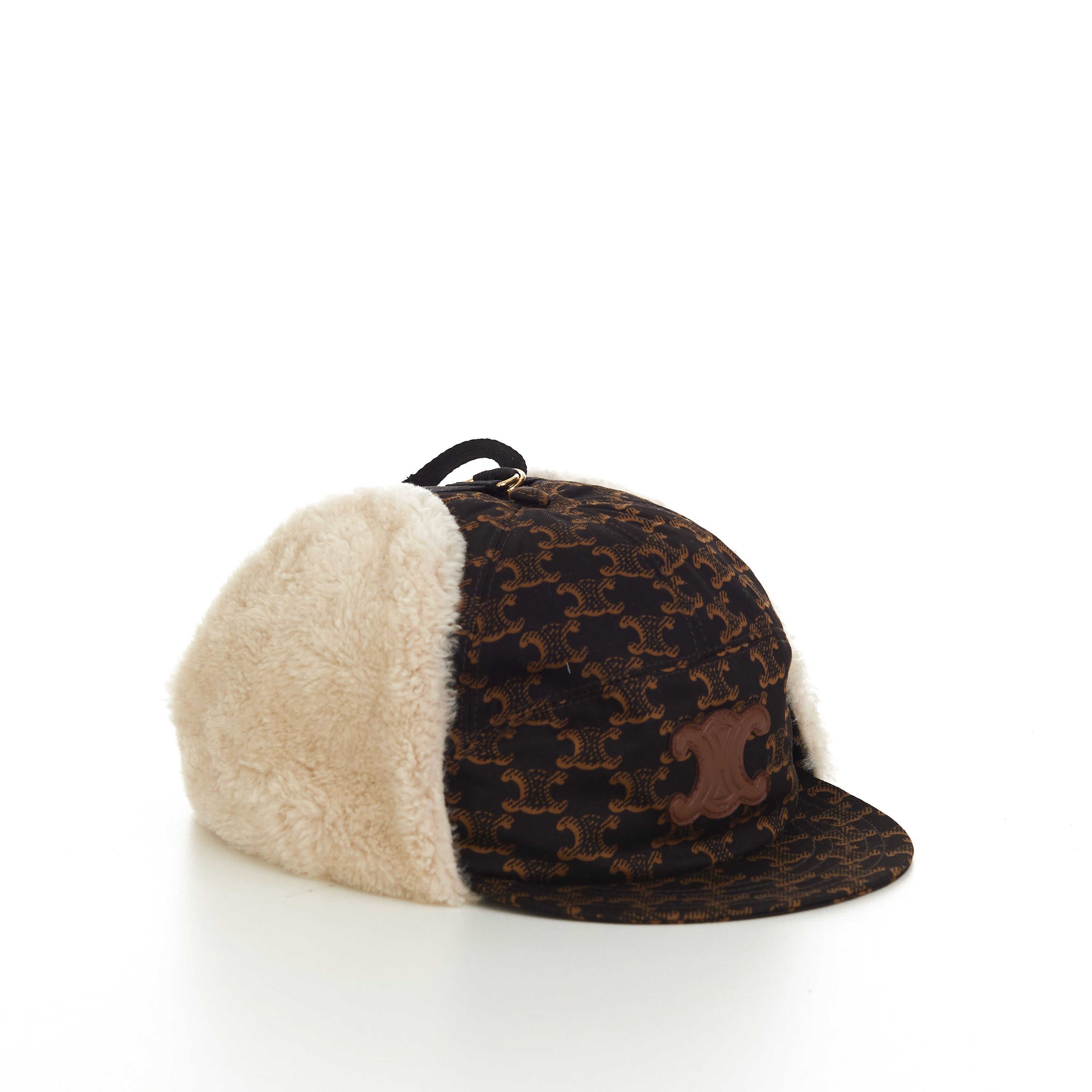 Celine Triomphe Chapka Hat In Monogram Cotton Size S Size ONE SIZE - 8 Thumbnail