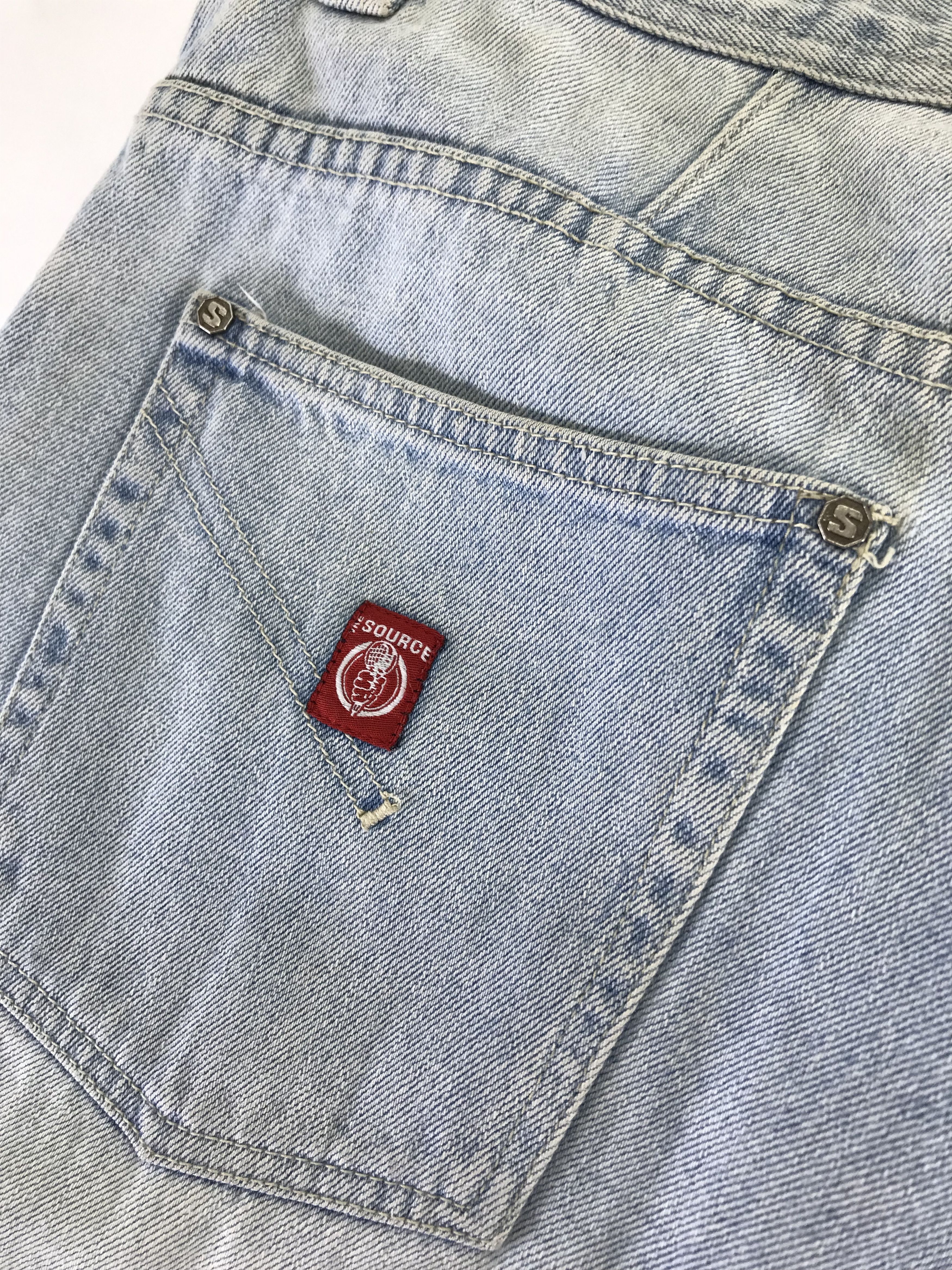 Japanese Brand Vintage Source DNM Patched Wide Baggy Jeans Size US 34 / EU 50 - 12 Thumbnail